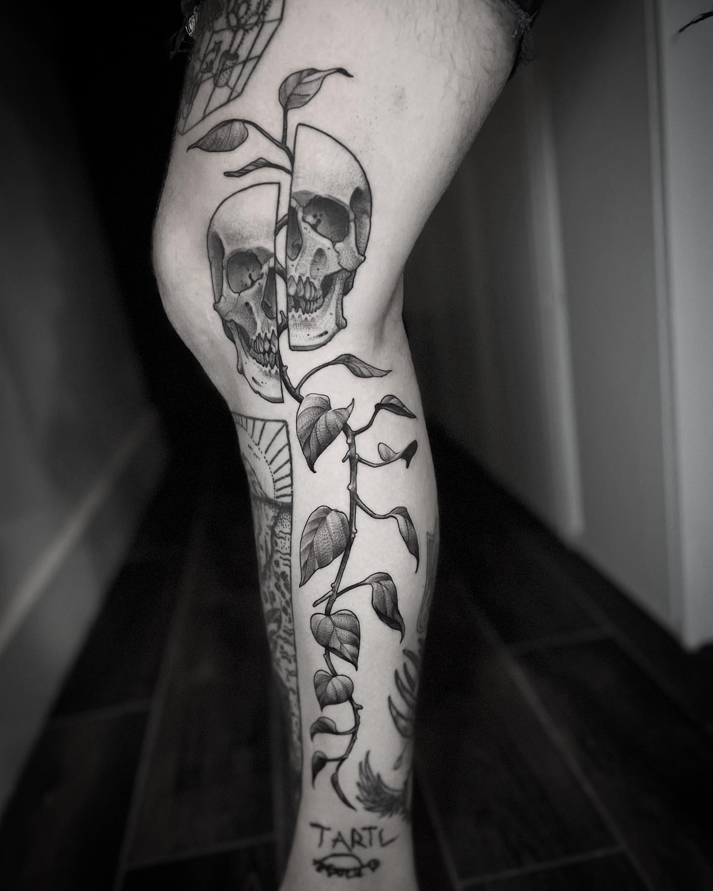 Tattoo by @carterclvn — black_and_grey, realism