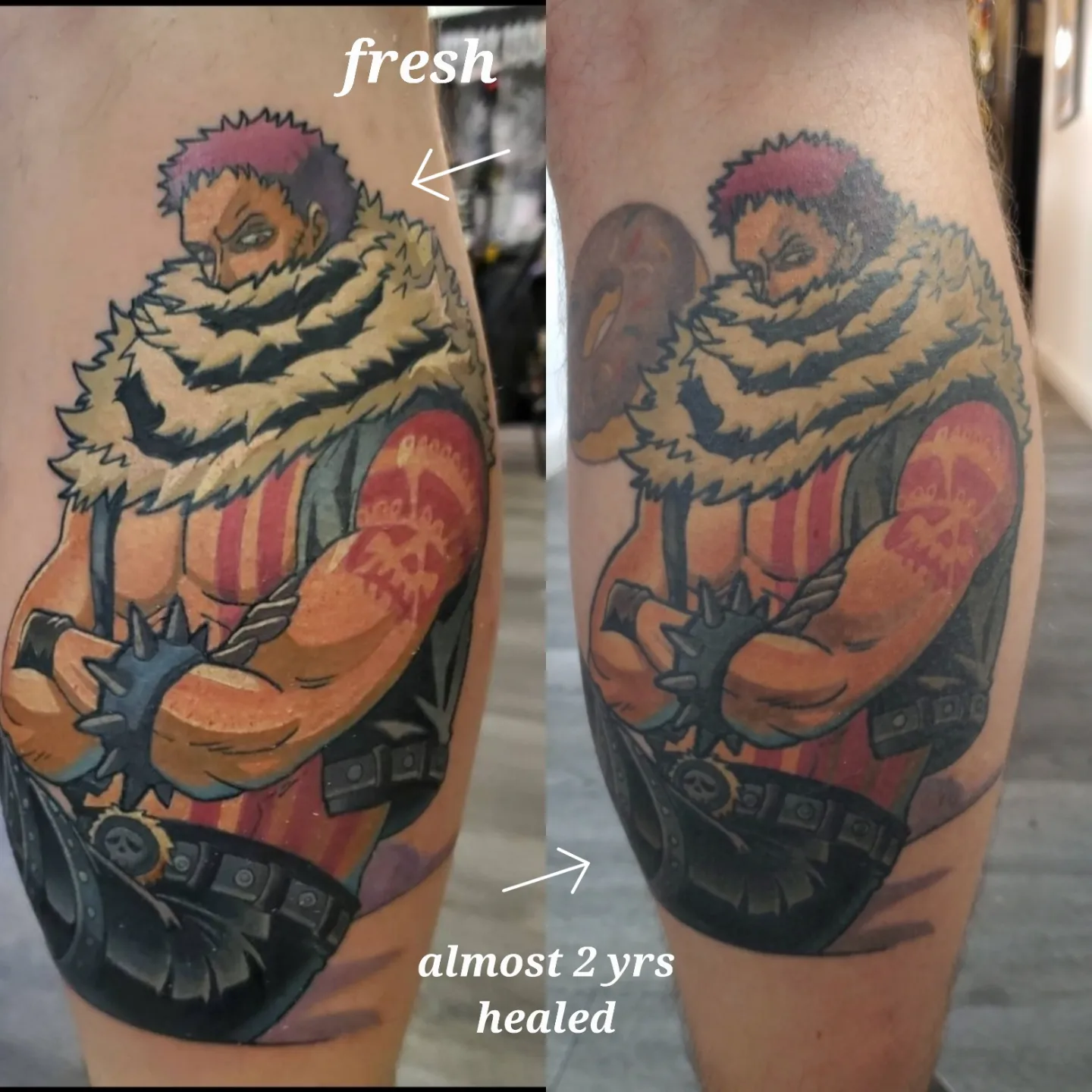 Tattoo by @gwai_lo_joe — anime