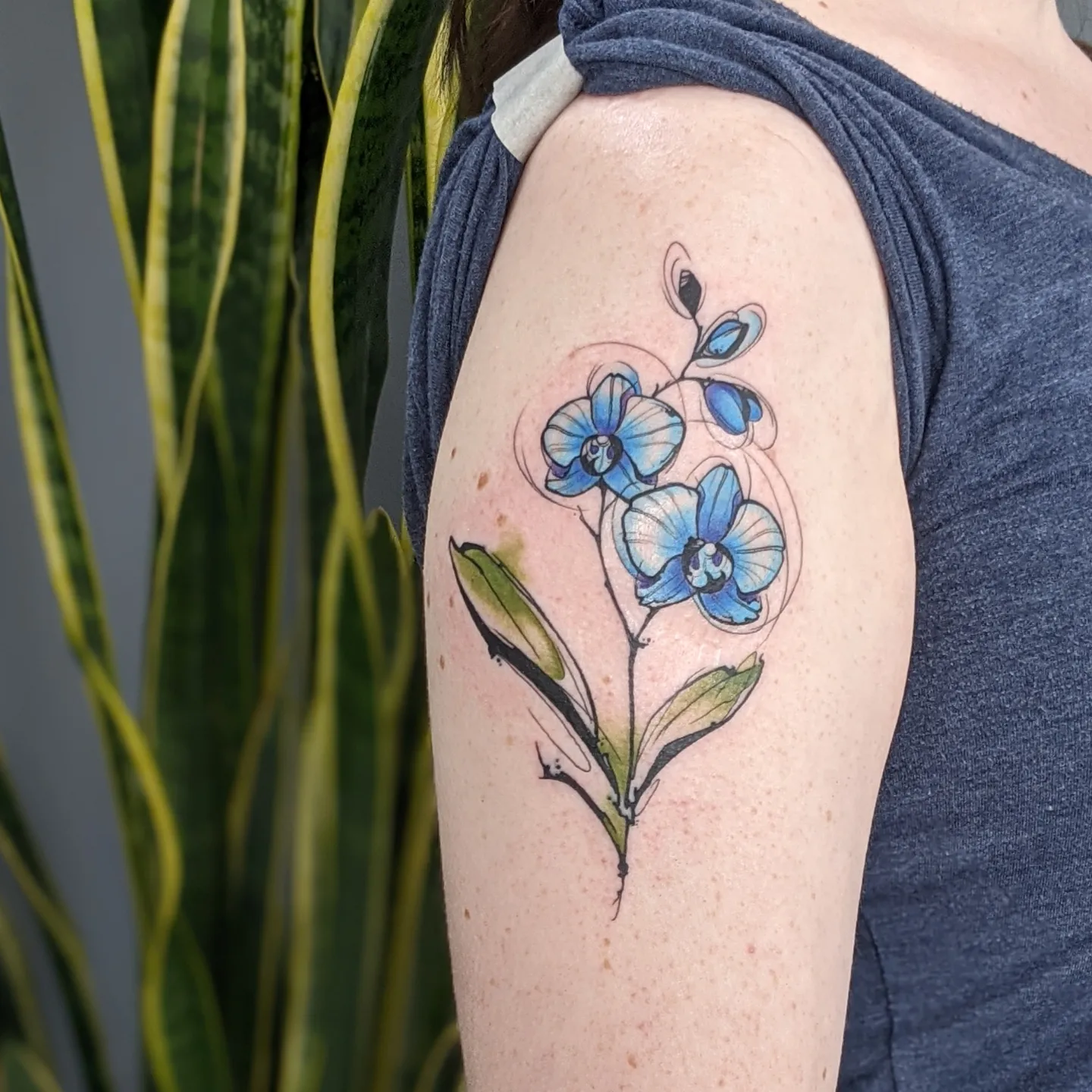 Tattoo by @dhankeytattooer — watercolor
