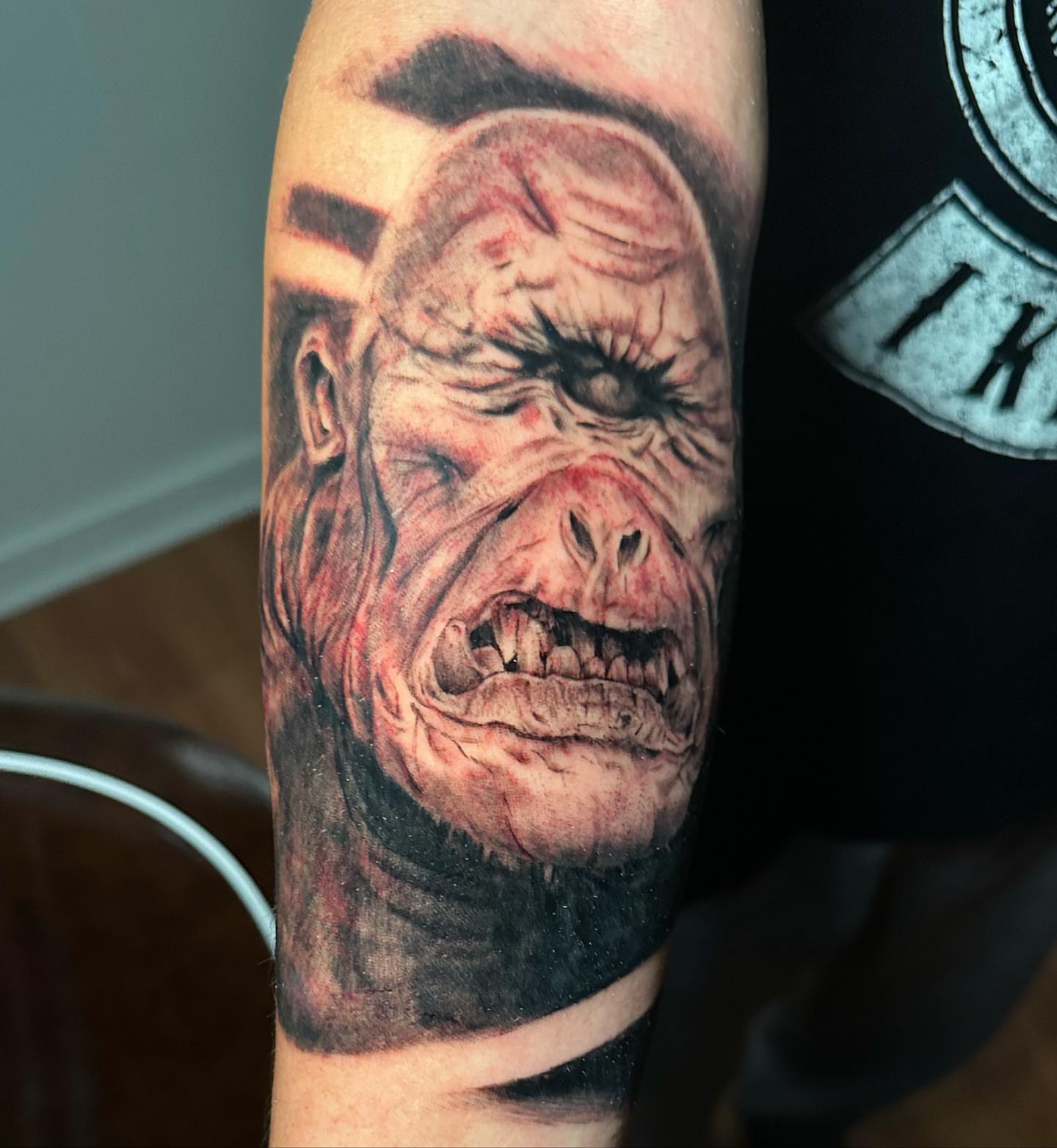 Tattoo by @tobiaztattooz — realism, dark_realism