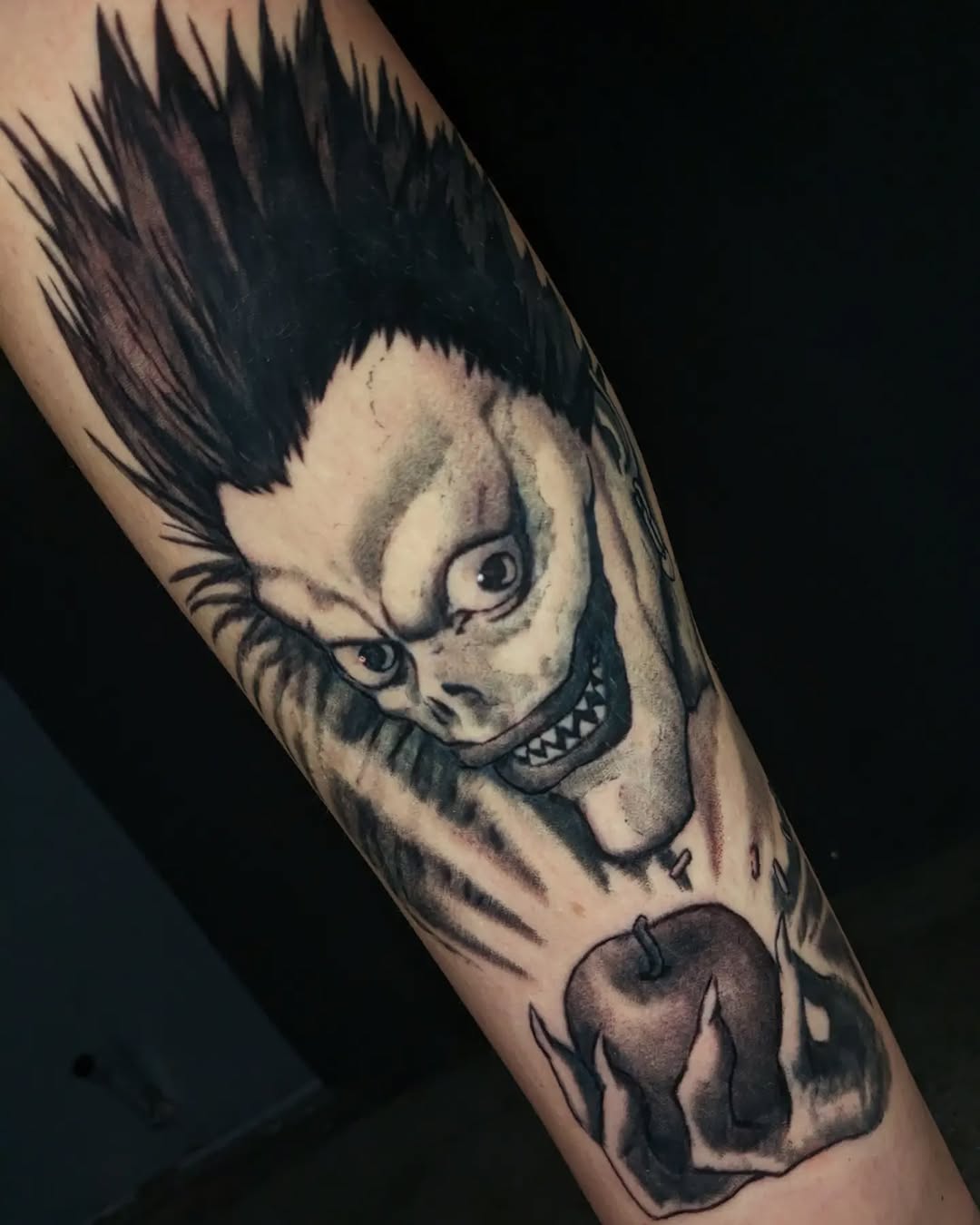 Tattoo by @seth.opotamus β realism, black_and_grey