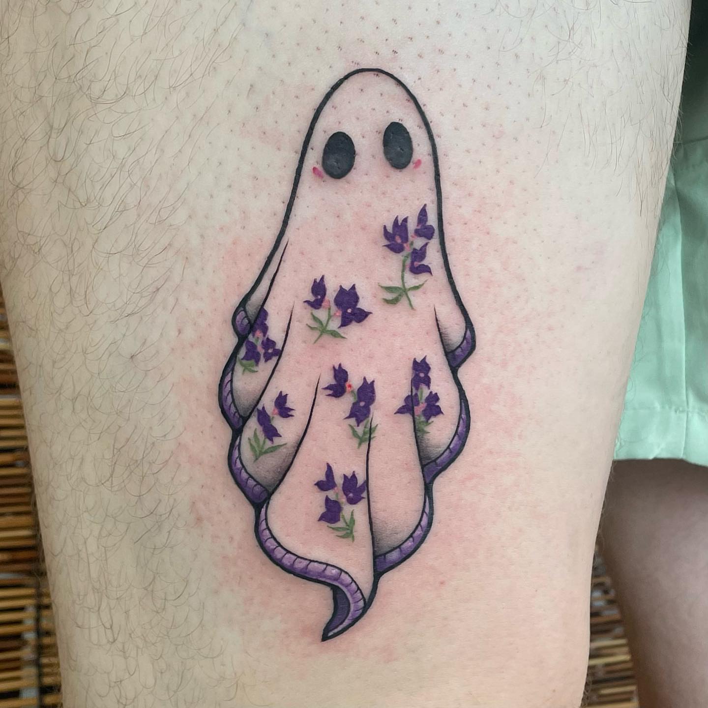 Tattoo by @darkwood.tattoos — dotwork, new_school