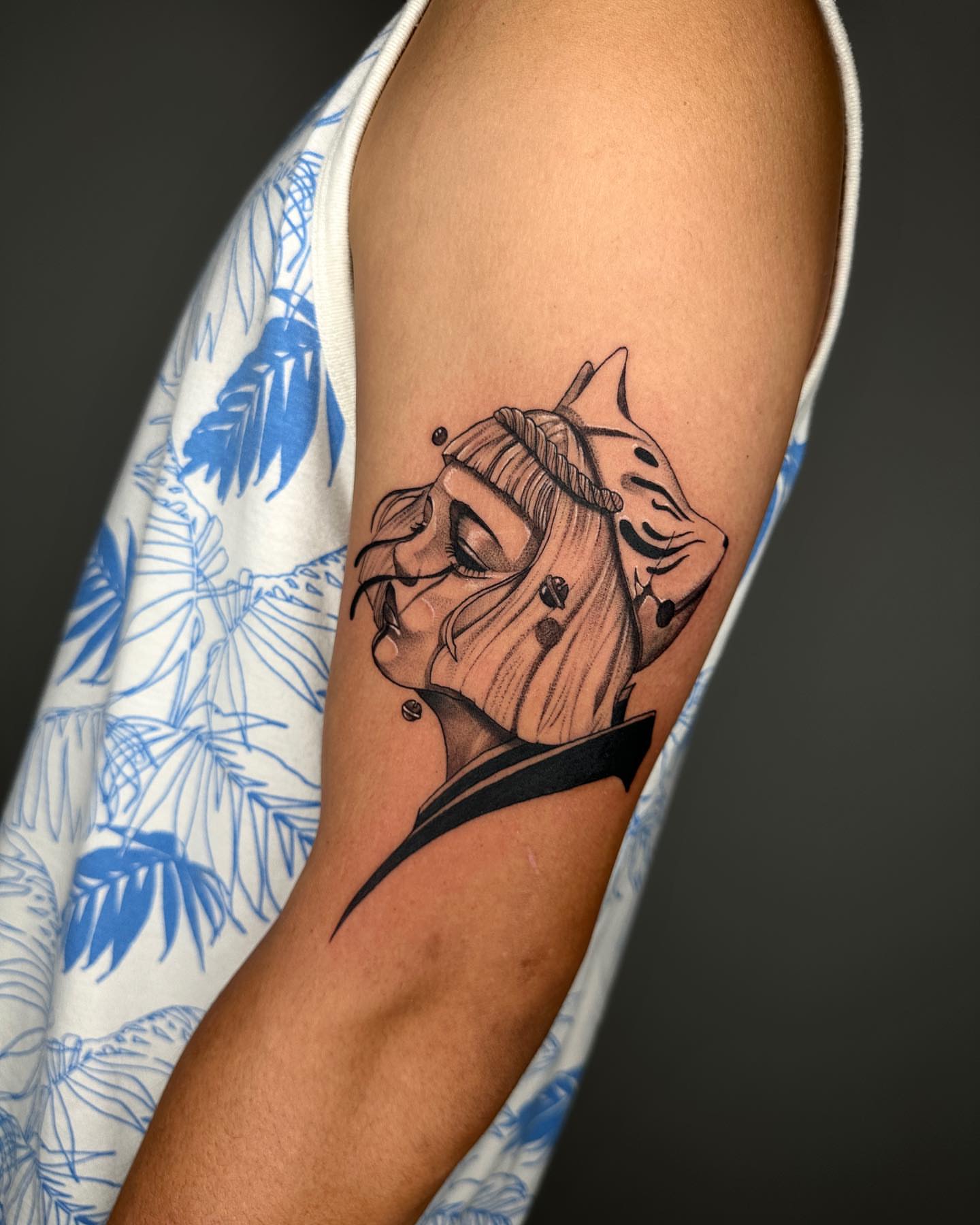 Tattoo by @art_lllex — dotwork, realism