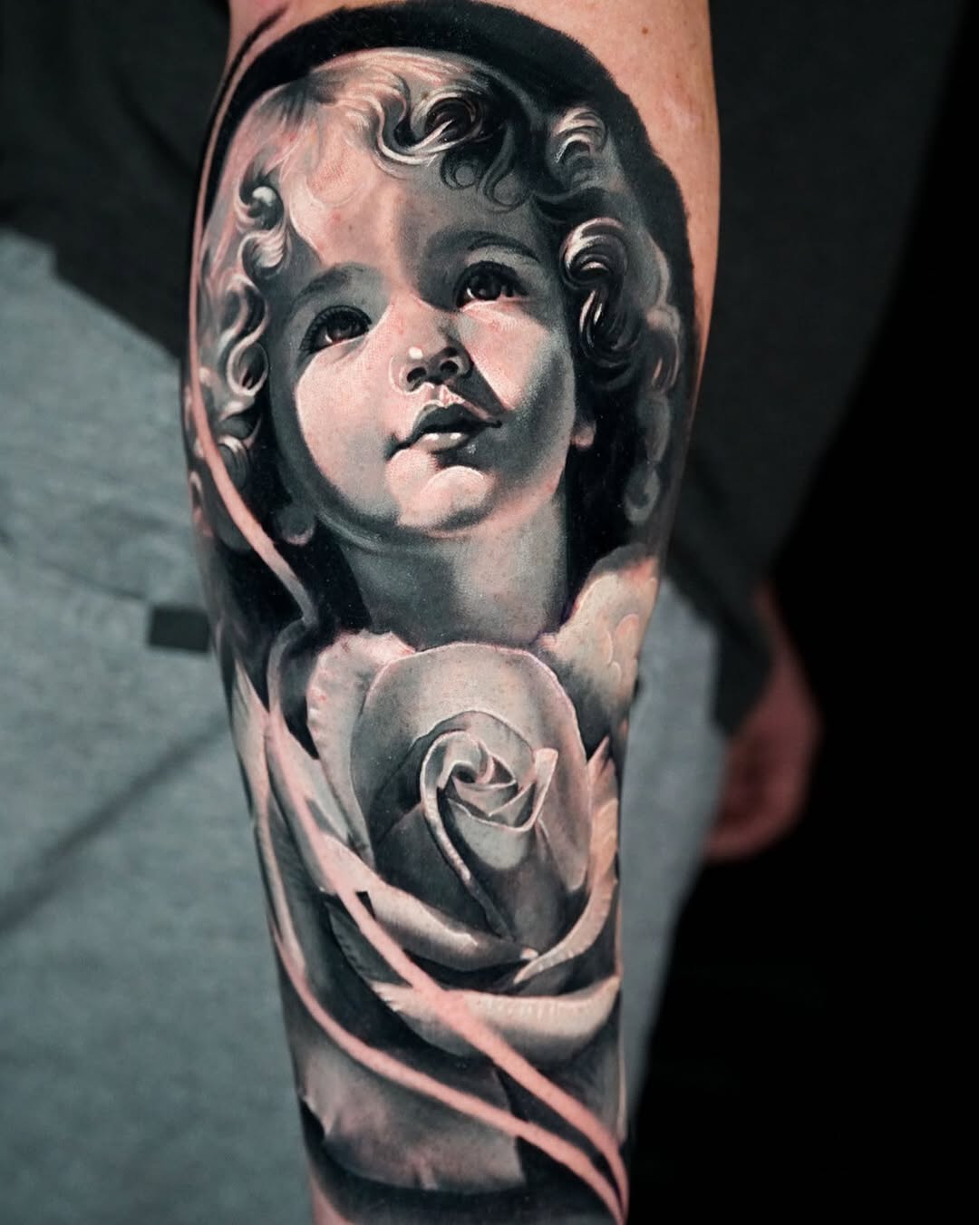 Tattoo by @josecarlos.tattoos — realism, black_and_grey
