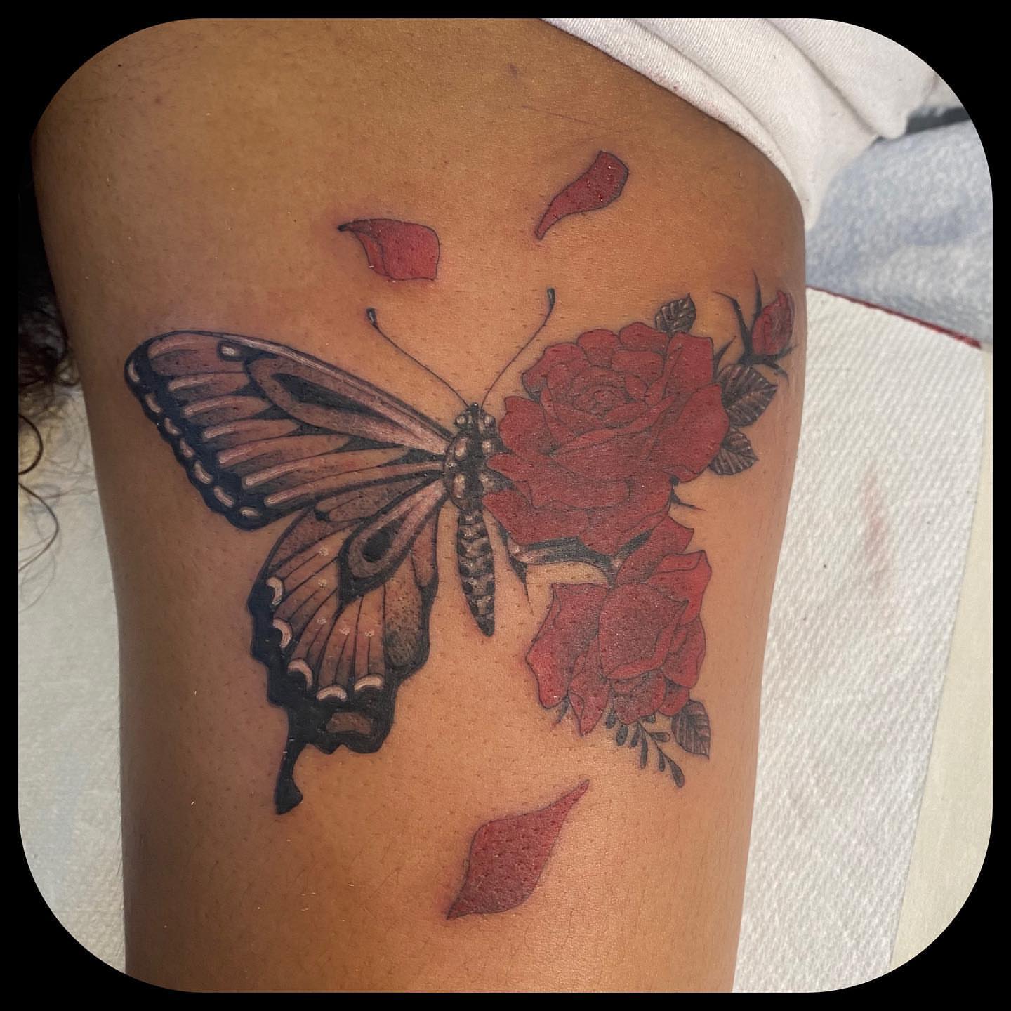 Tattoo by @ben_cheesewht โ realism, dotwork