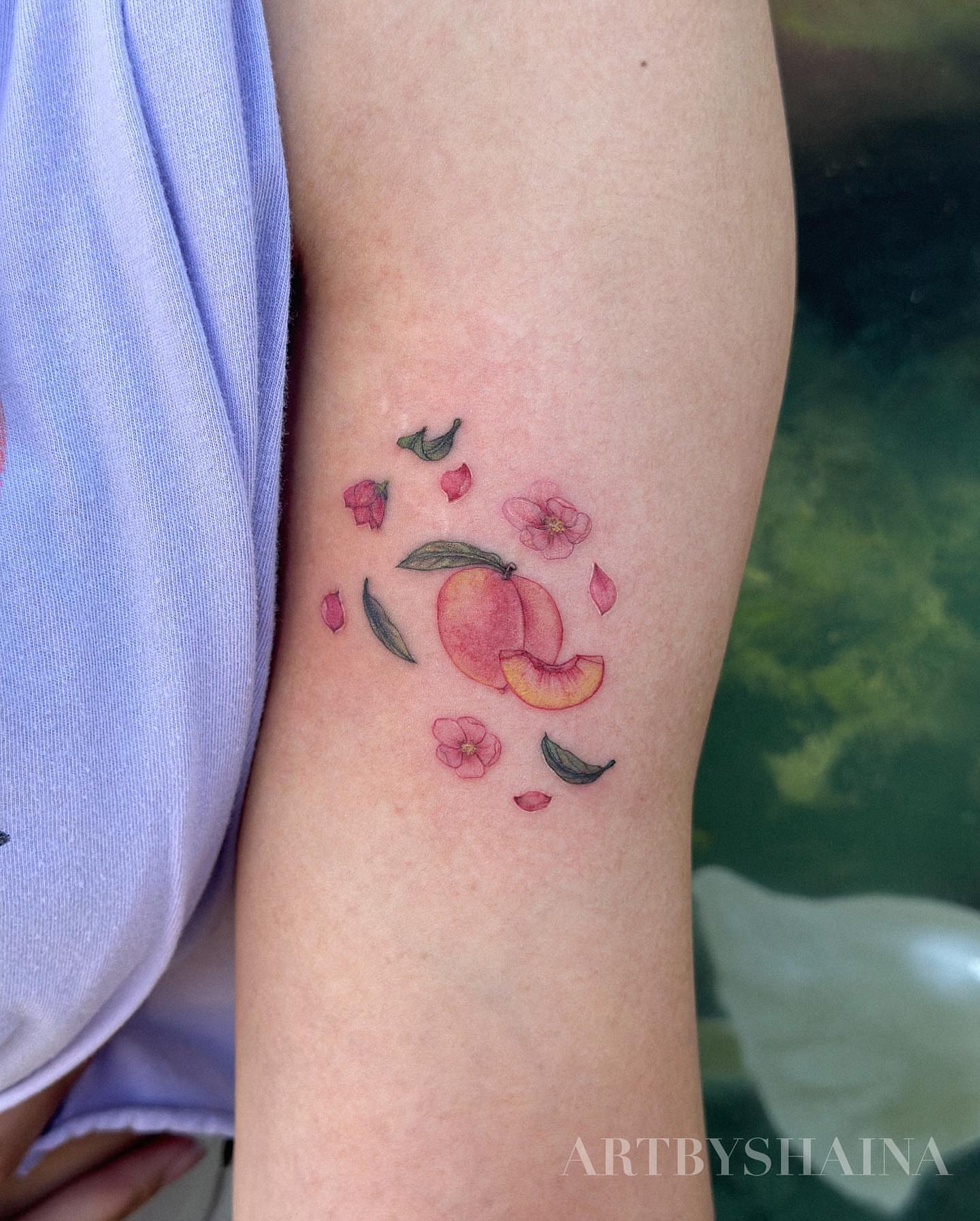 Tattoo by @artbyshaina — watercolor