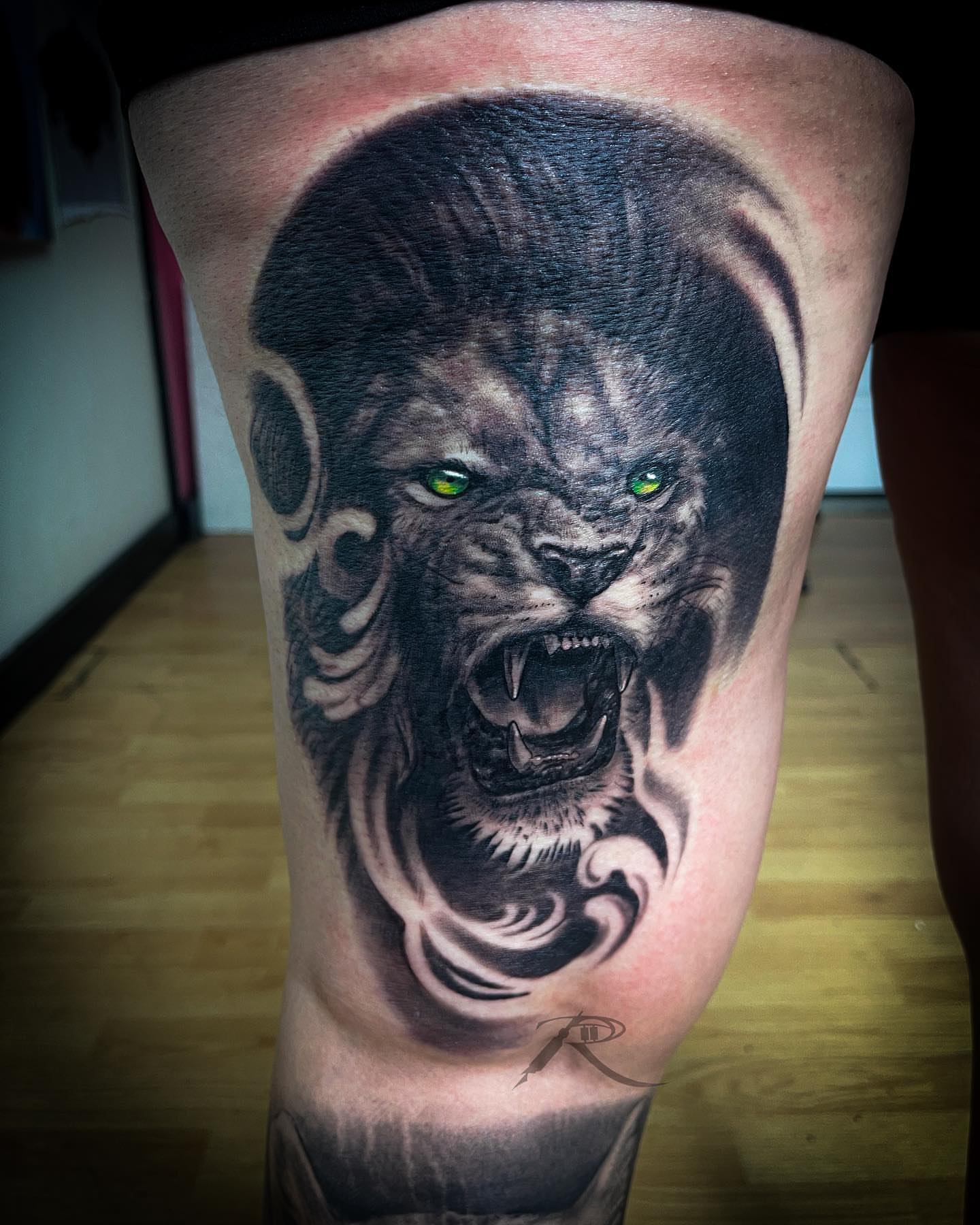 Tattoo by @ridetheneedletattoos — realism, dark_realism
