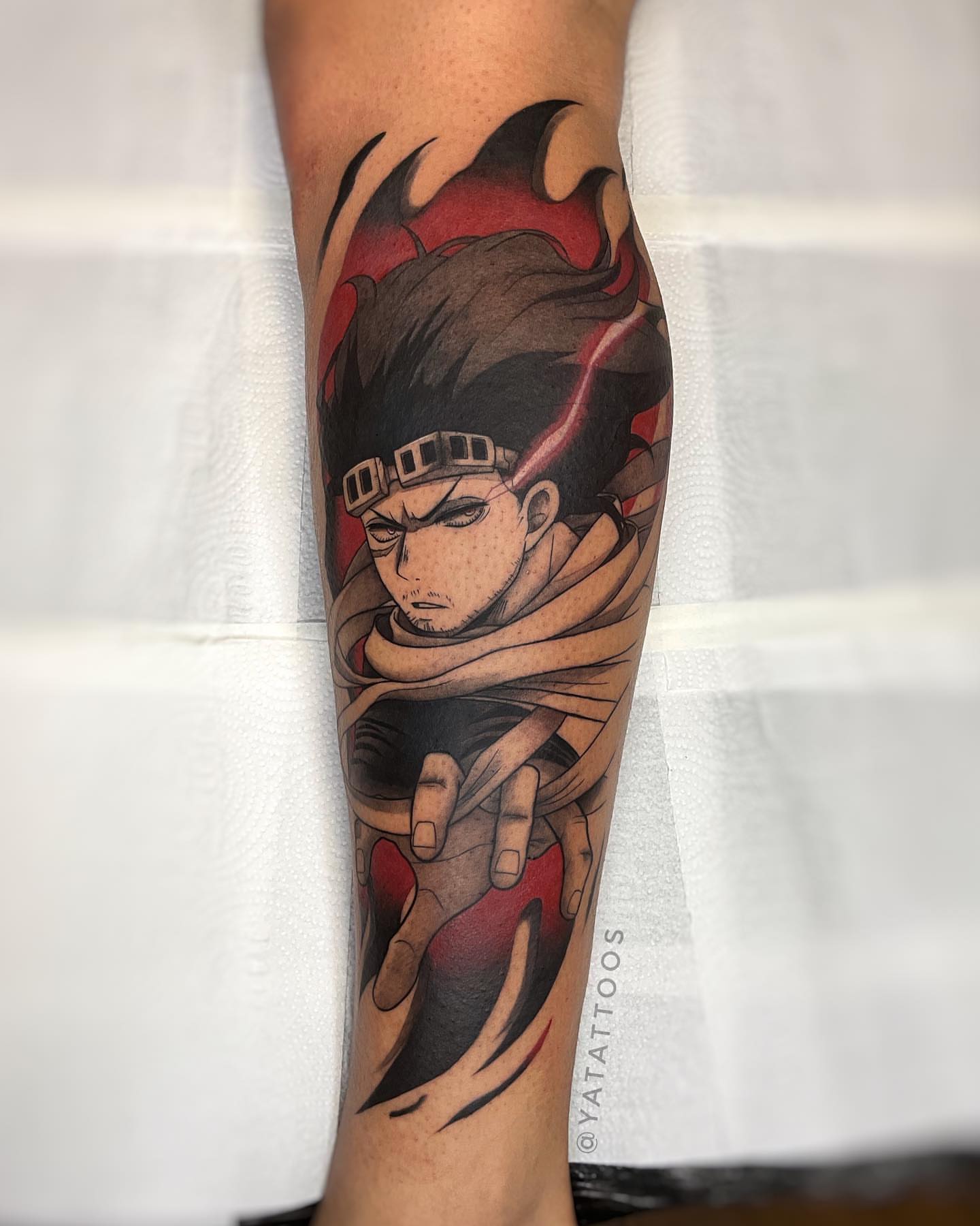 Tattoo by @yatattoos — anime