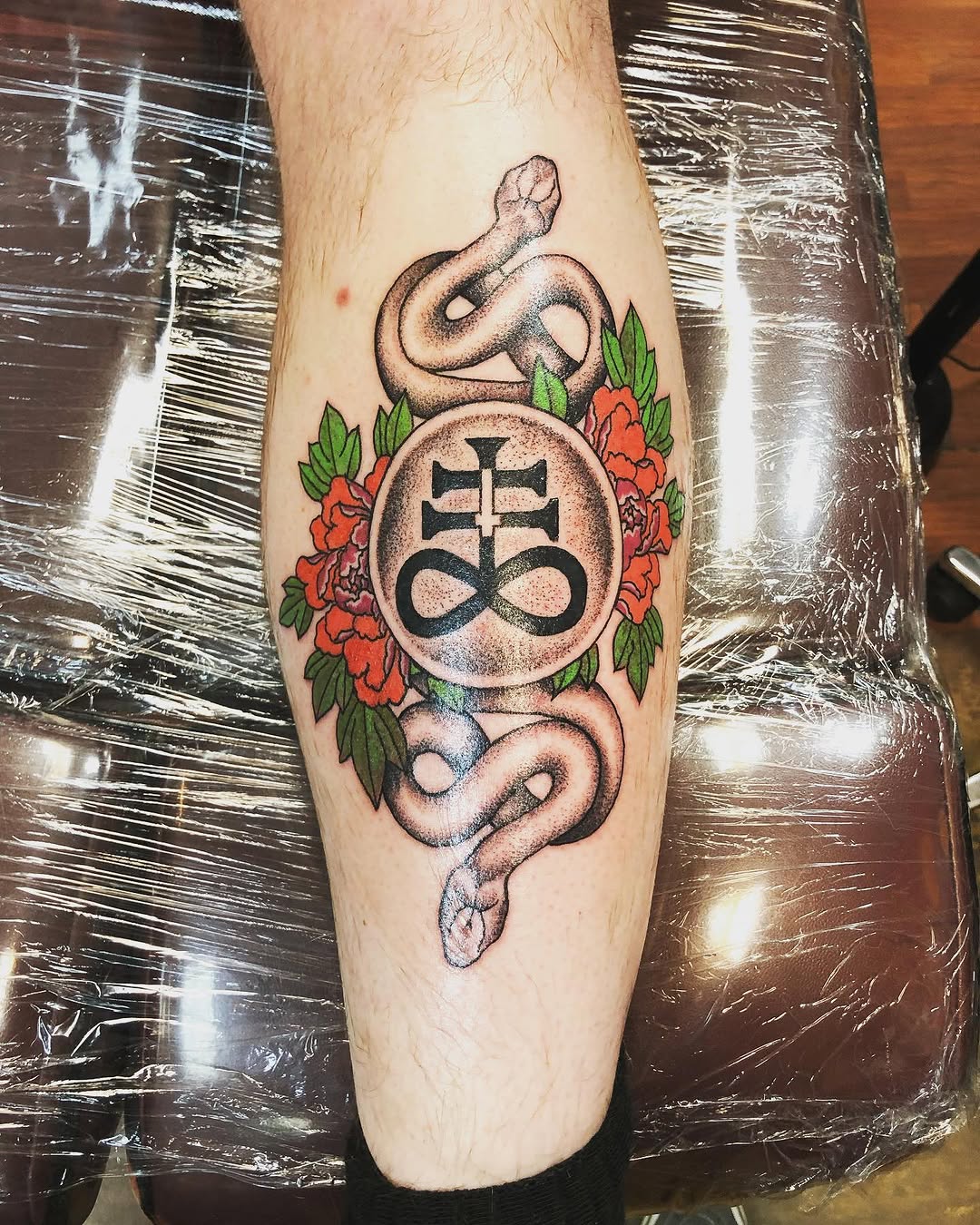 Tattoo by @james_sparkman_tattoos — black_and_grey, neo_traditional