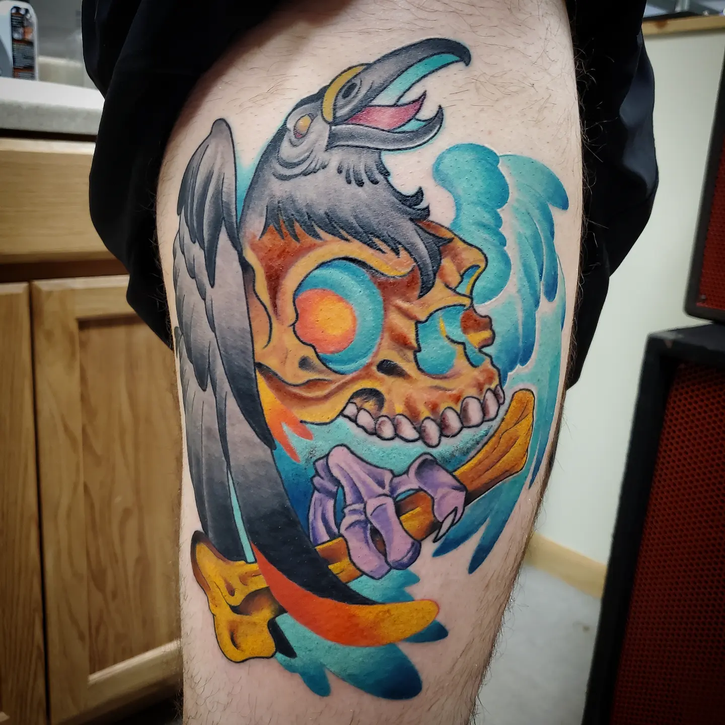 Tattoo by @tattoosbyginger_ — new_school