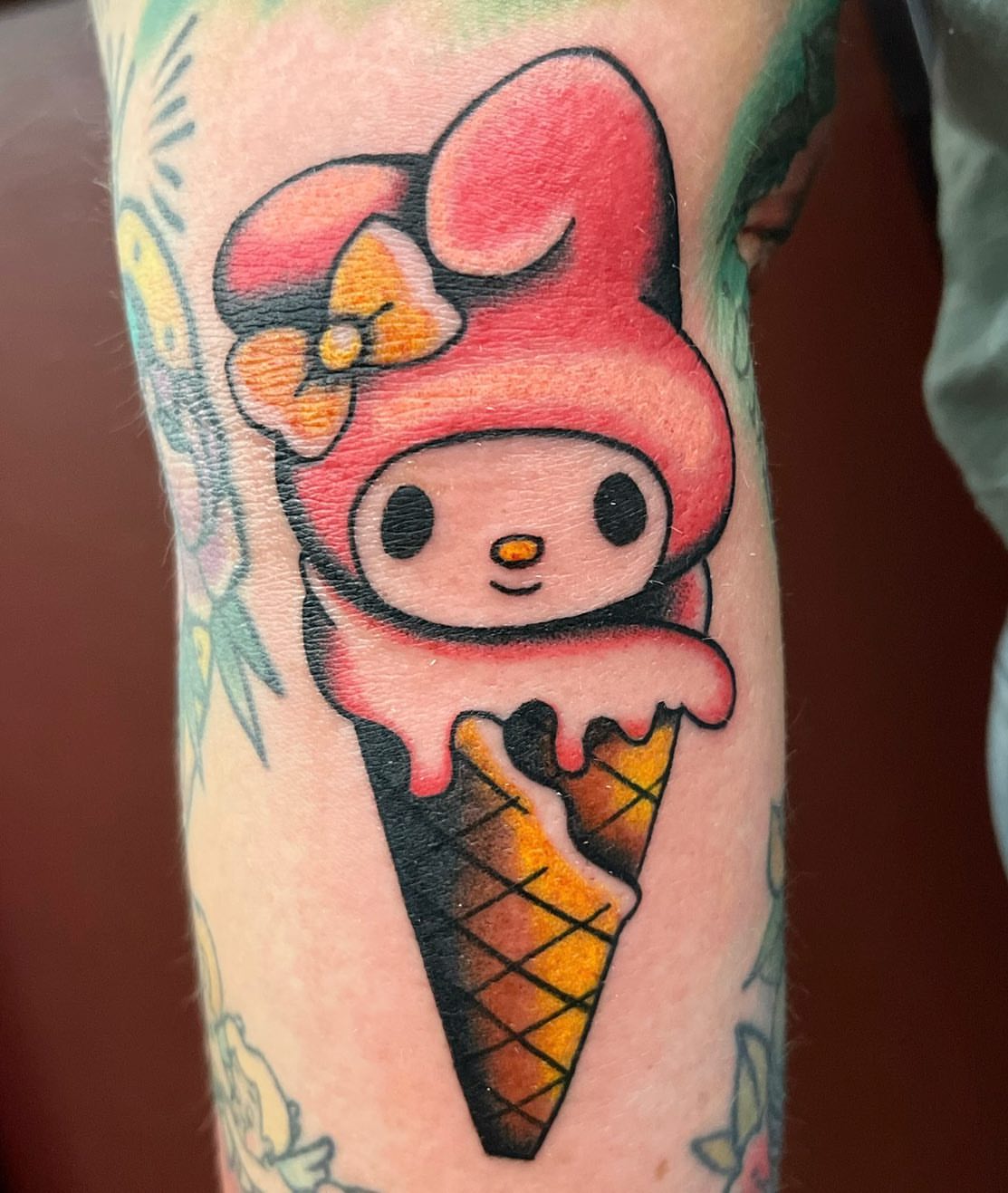 Tattoo by @atomicpanthertattoos — new_school, illustrative
