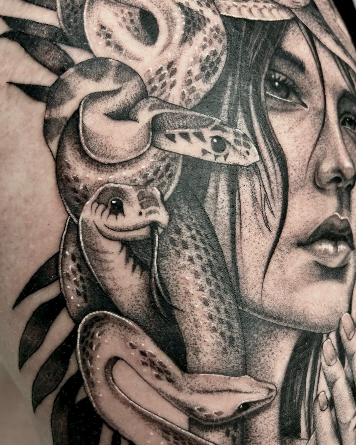 Tattoo by @savmaxtatz โ black_and_grey, realism
