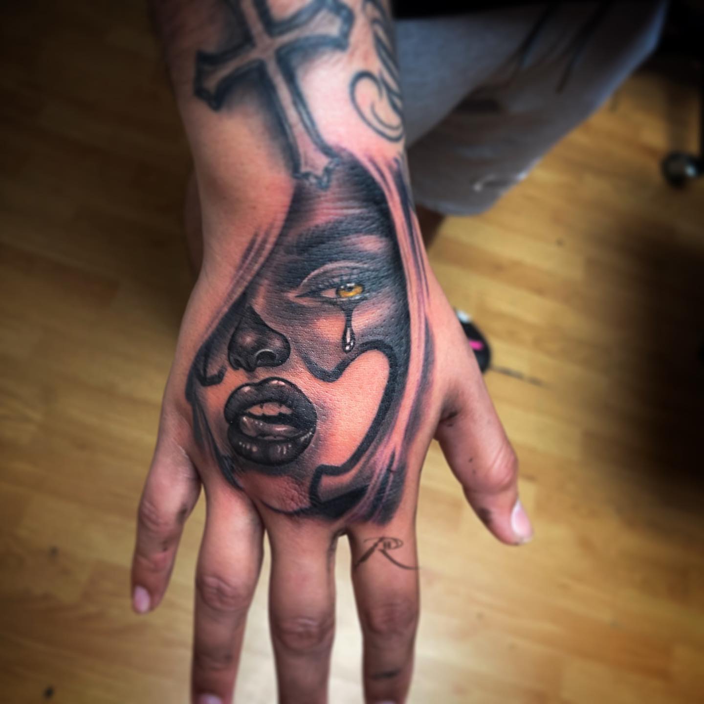 Tattoo by @ridetheneedletattoos — realism, dark_realism