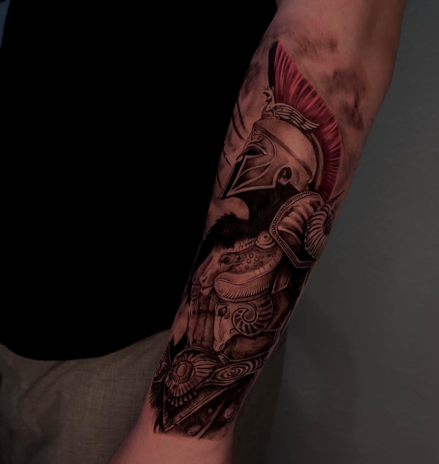 Tattoo by @monica.tattoos — black_and_grey, realism