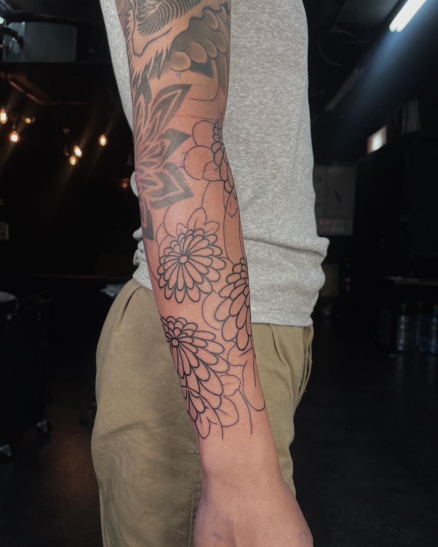 Tattoo by @jenna_tattoo — black_and_grey
