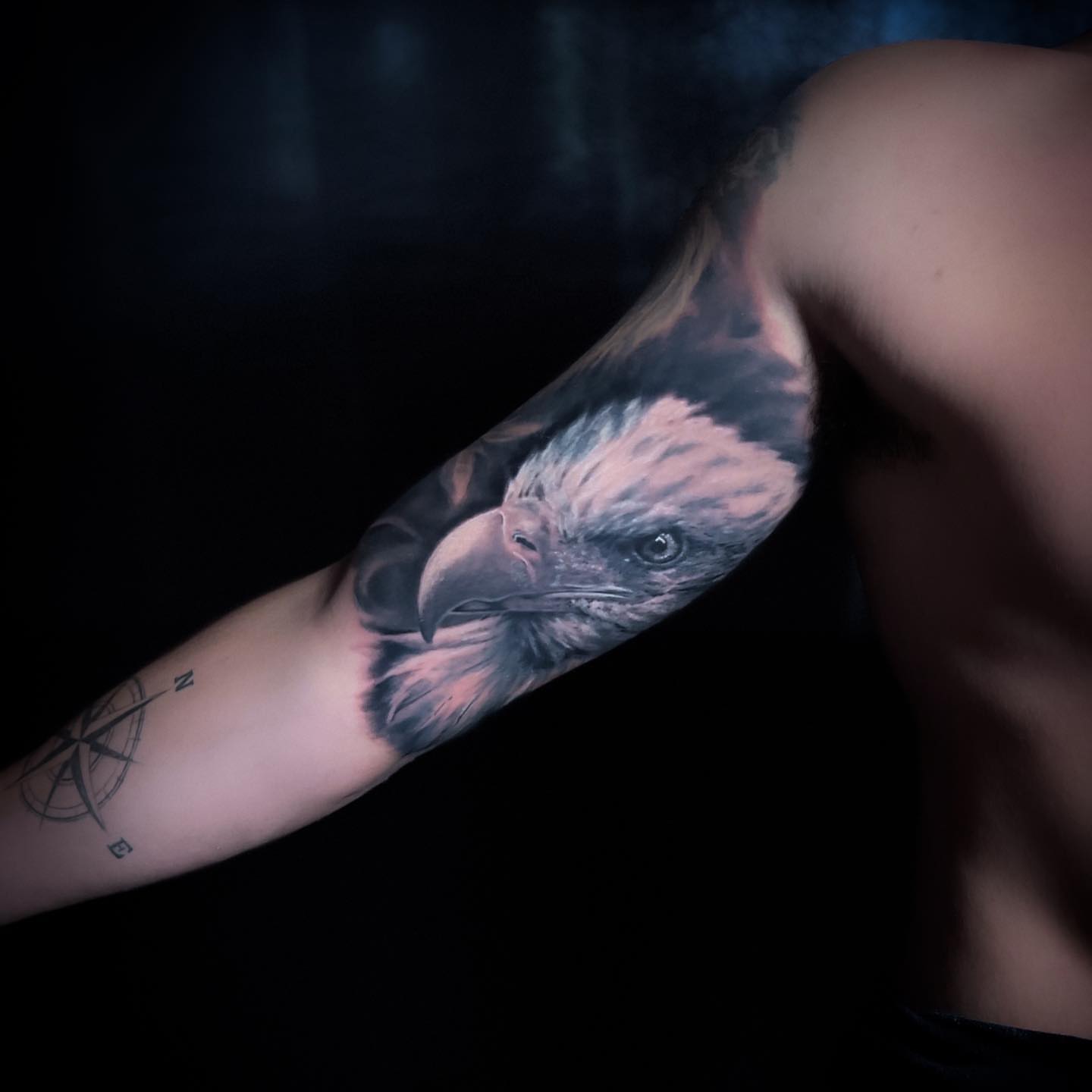 Tattoo by @ghostbutchertattoos — realism, black_and_grey