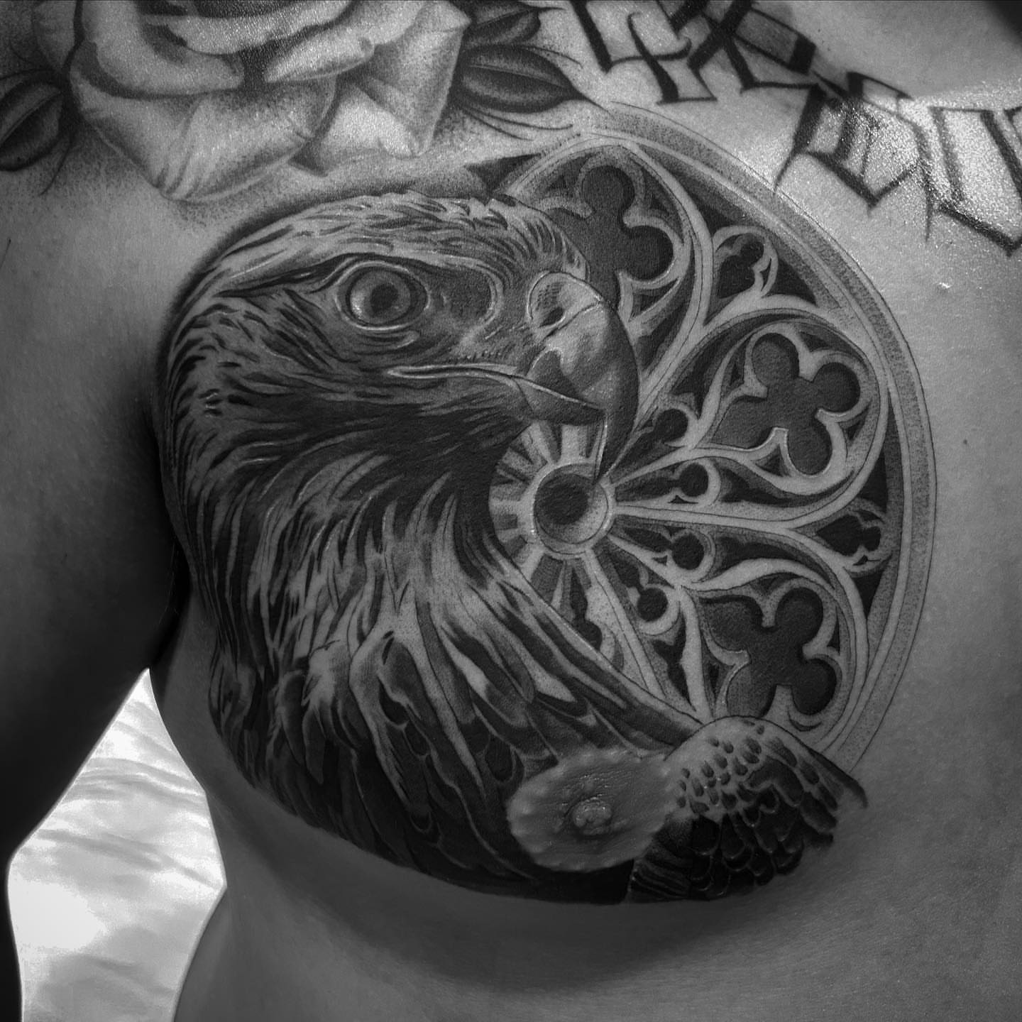 Tattoo by @acruz_707 — black_and_grey, realism