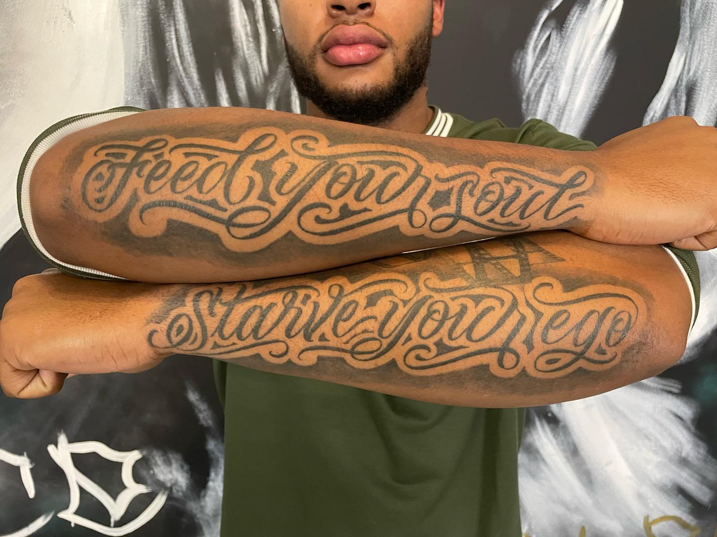Tattoo by @bohemianblake — lettering_script