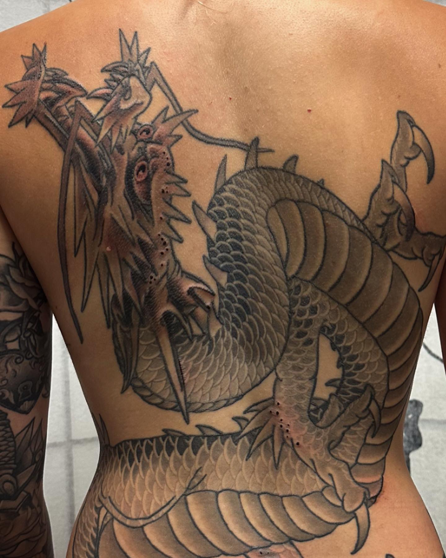 Tattoo by @blakebrand — black_and_grey, realism