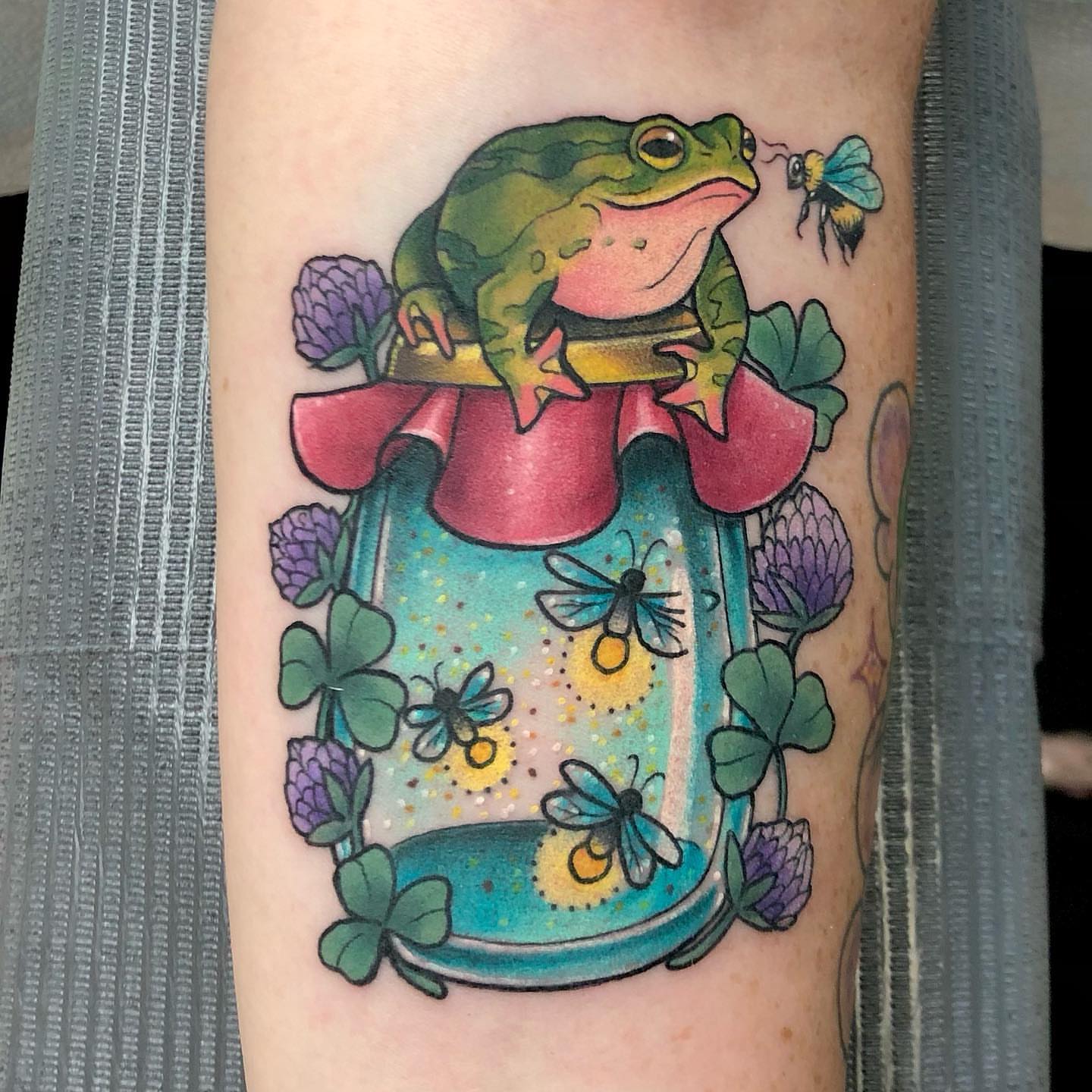 Tattoo by @iamcanada — dotwork, realism