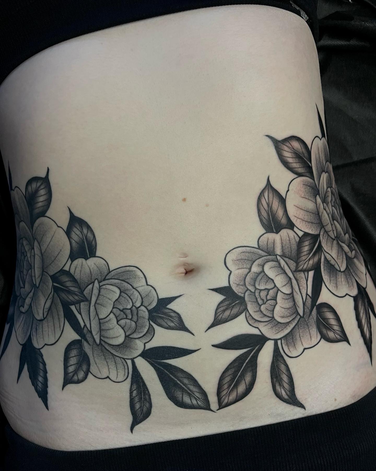 Tattoo by @ambergreytattoos — black_and_grey