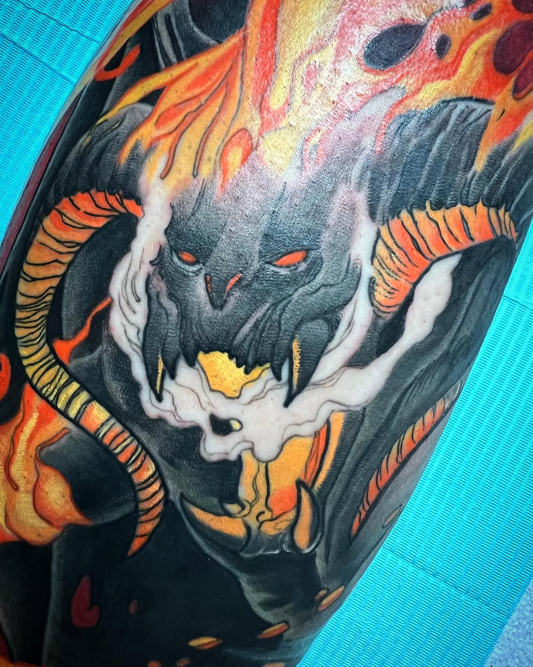 Tattoo by @goblin_smasher — dark_realism, blackwork