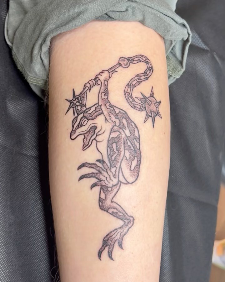 Tattoo by @roxotattoos — dotwork, black_and_grey