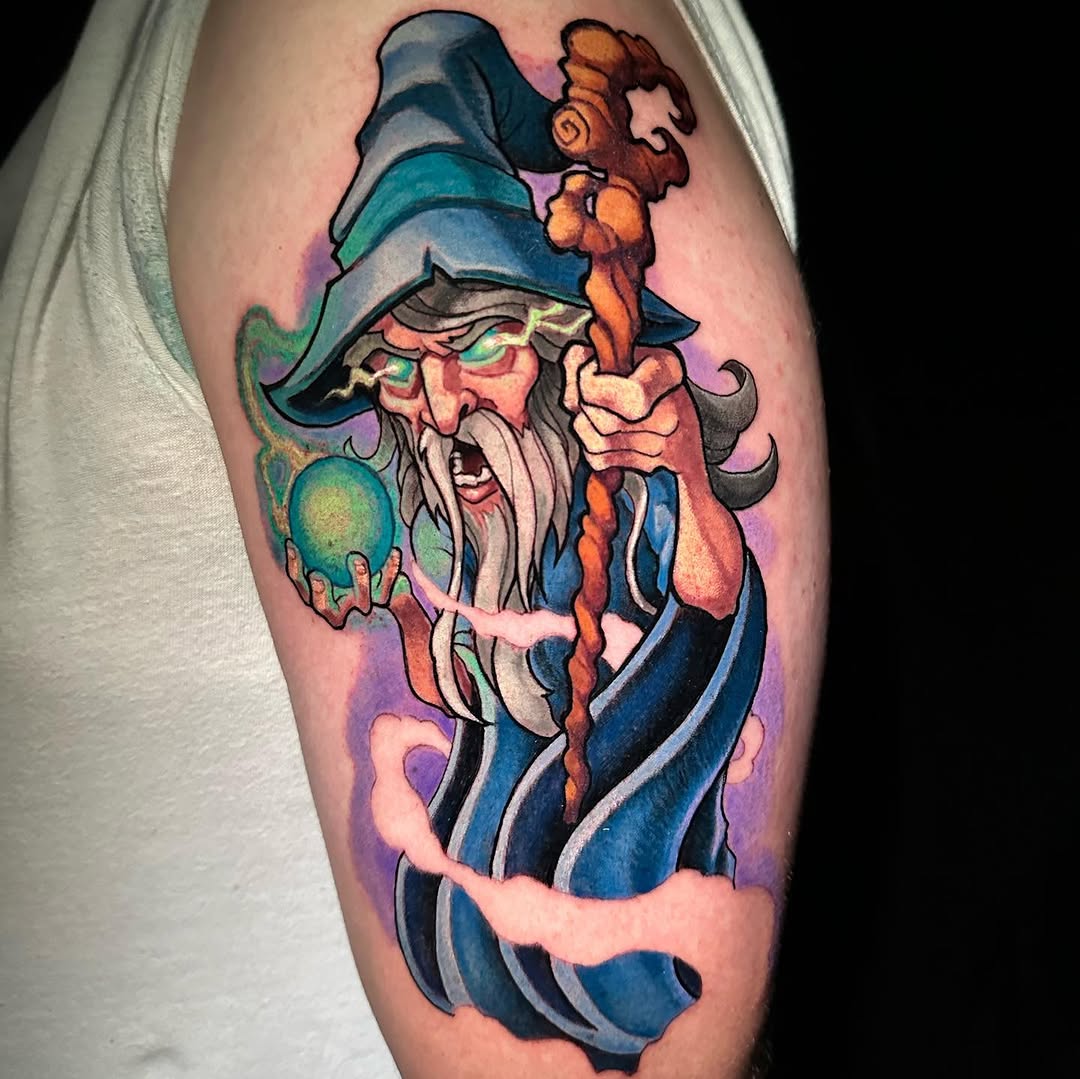 Tattoo by @shanebakertattoo — new_school
