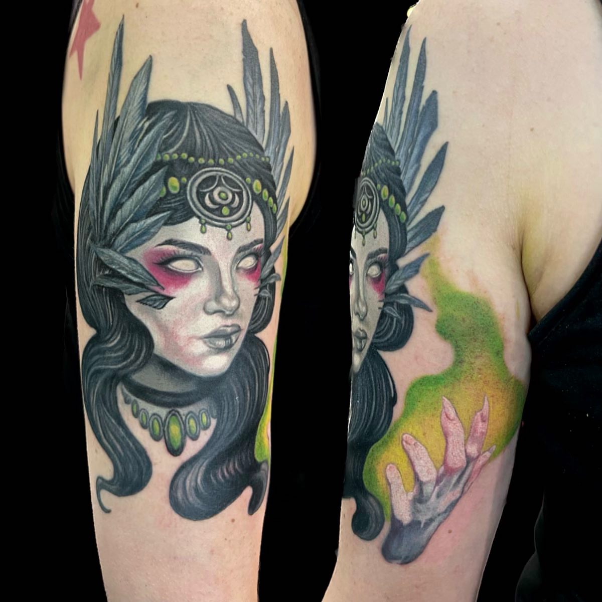 Tattoo by @remedyrook — neo_traditional, illustrative