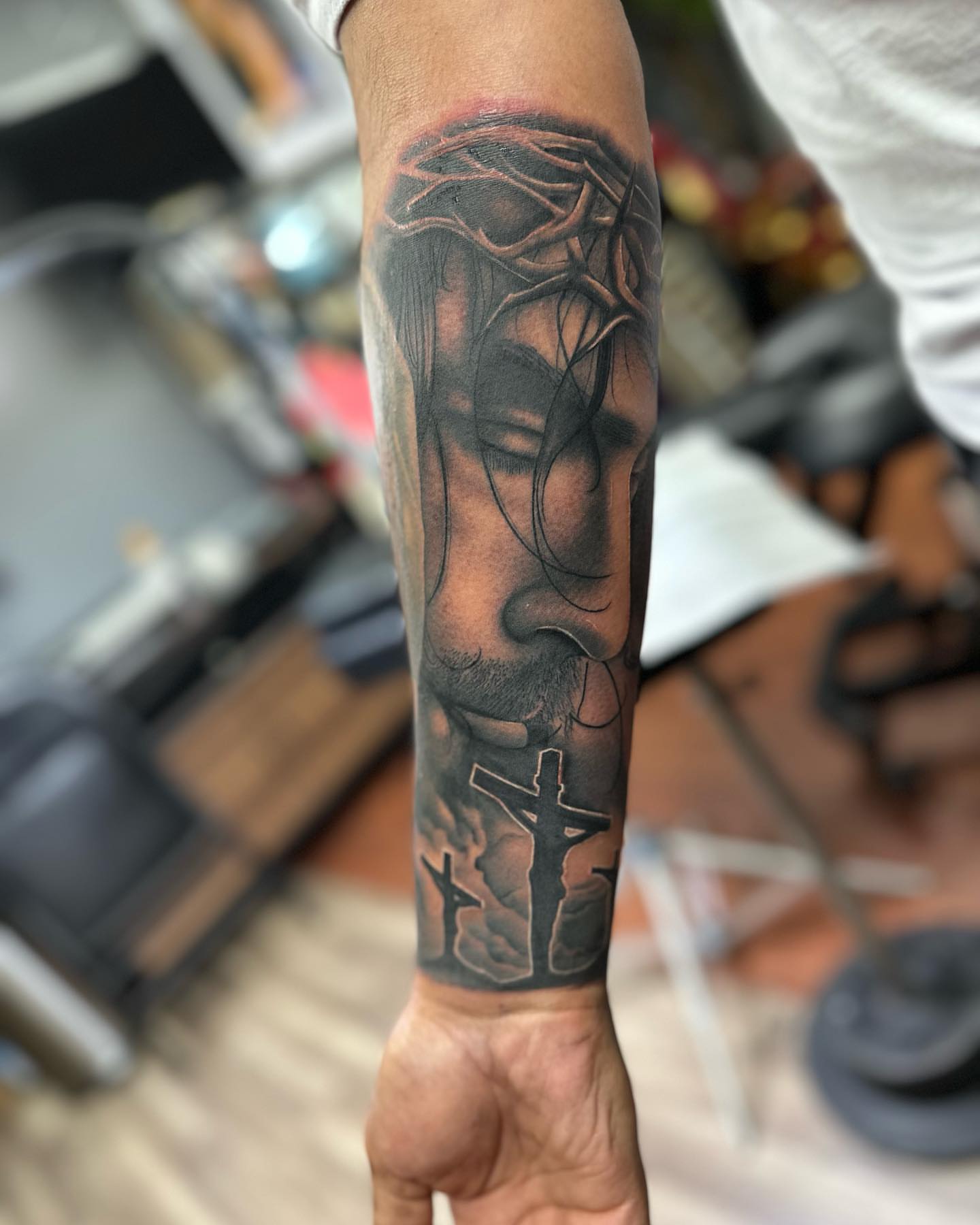 Tattoo by @tattoosbymiguel — realism, dark_realism