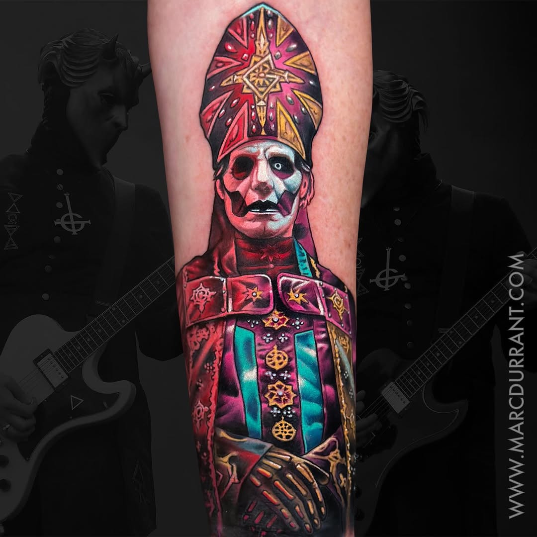 Tattoo by @marcdurrant — realism, trash_polka