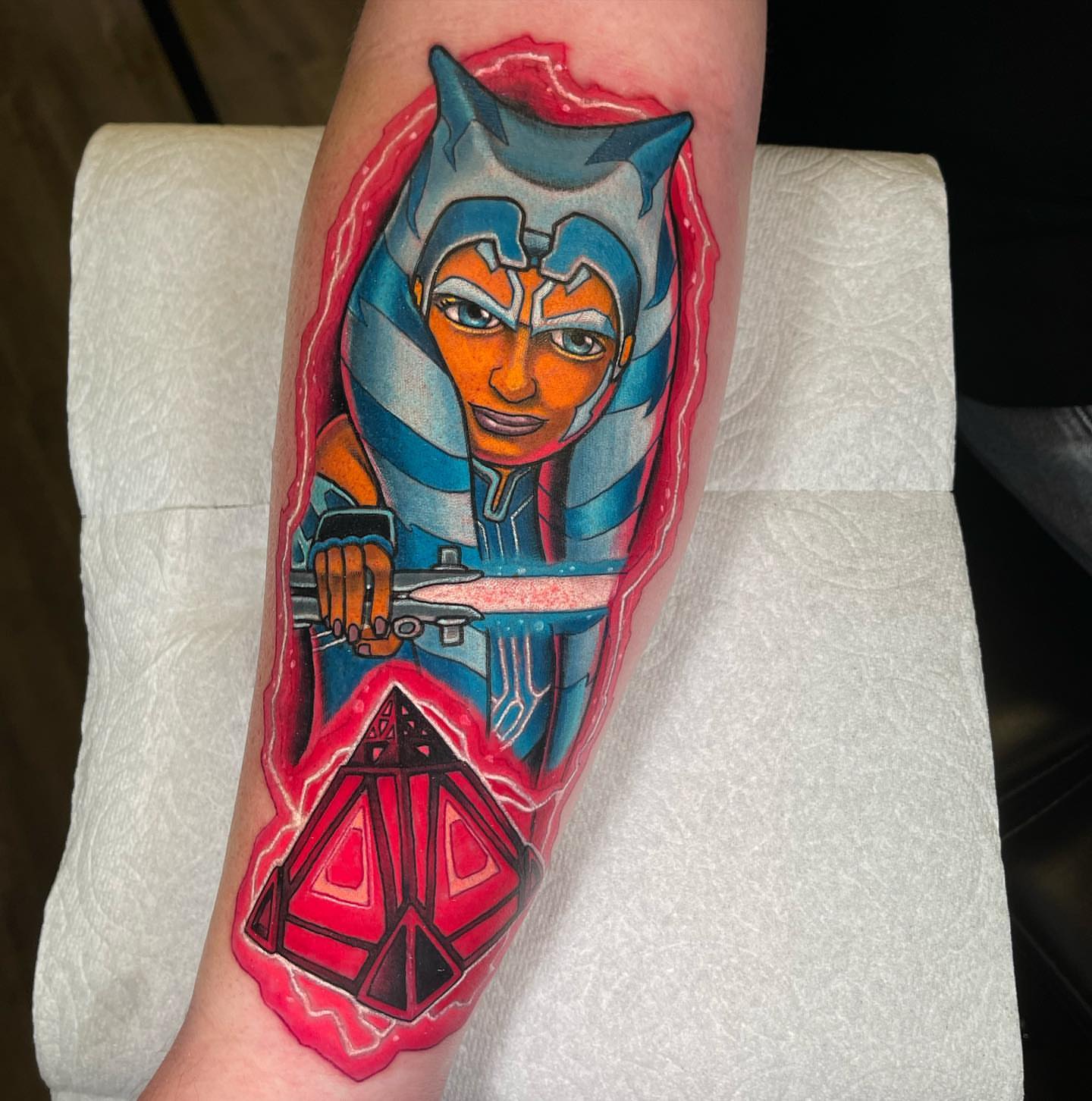Tattoo by @jonleightontattoo — anime