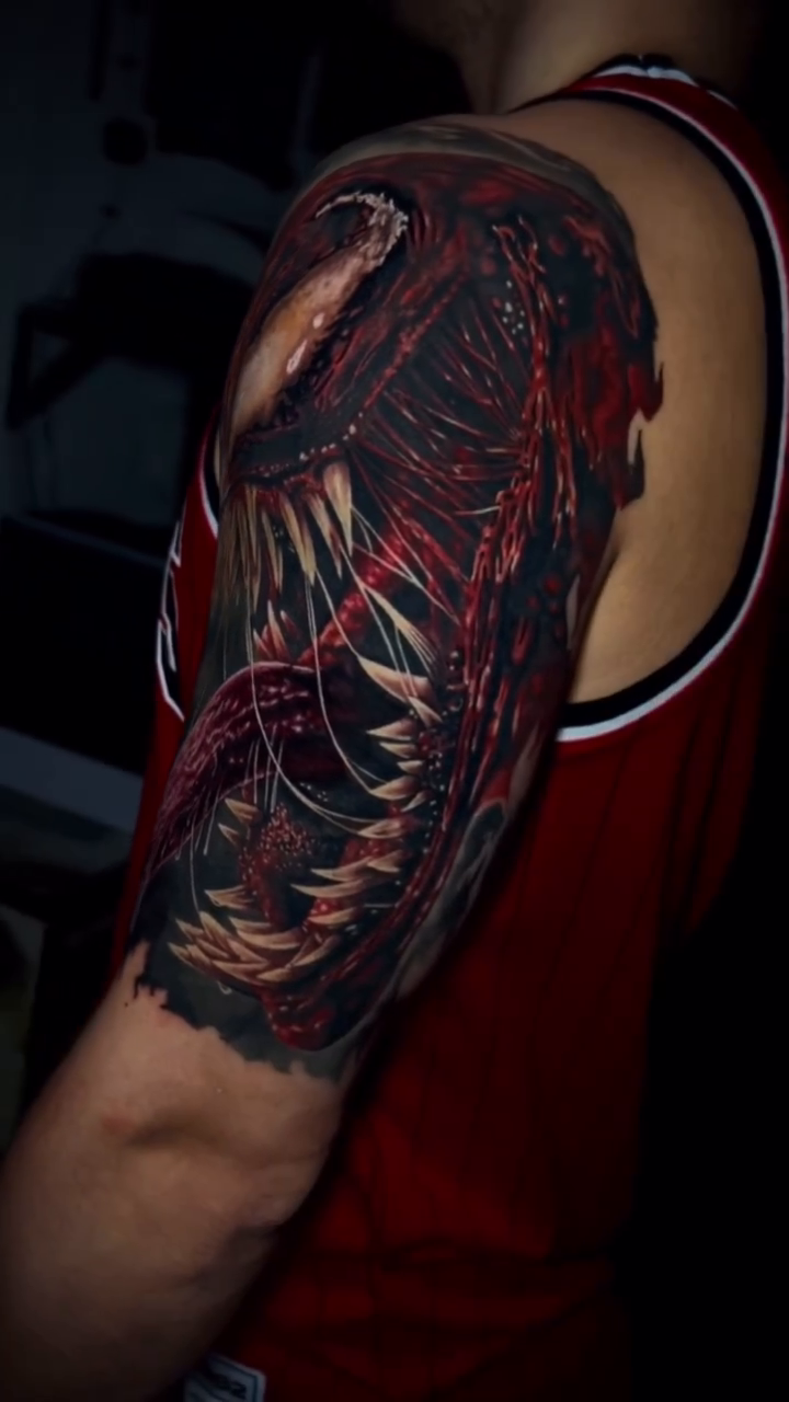Tattoo by @lisa_tattooer — realism, dark_realism