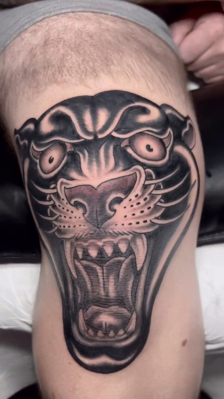 Tattoo by @tattoosbybarron — black_and_grey, realism
