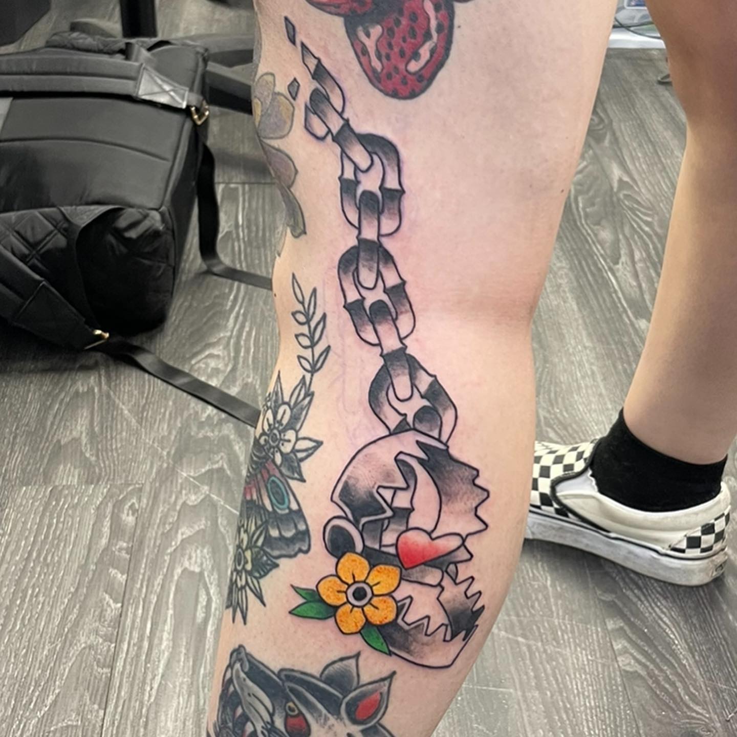 Tattoo by @robertdelete — american_traditional, black_and_grey