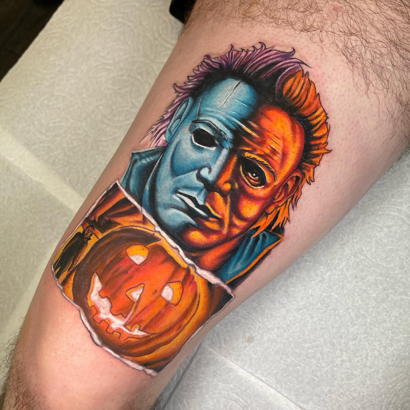 Tattoo by @jonleightontattoo — realism, dark_realism