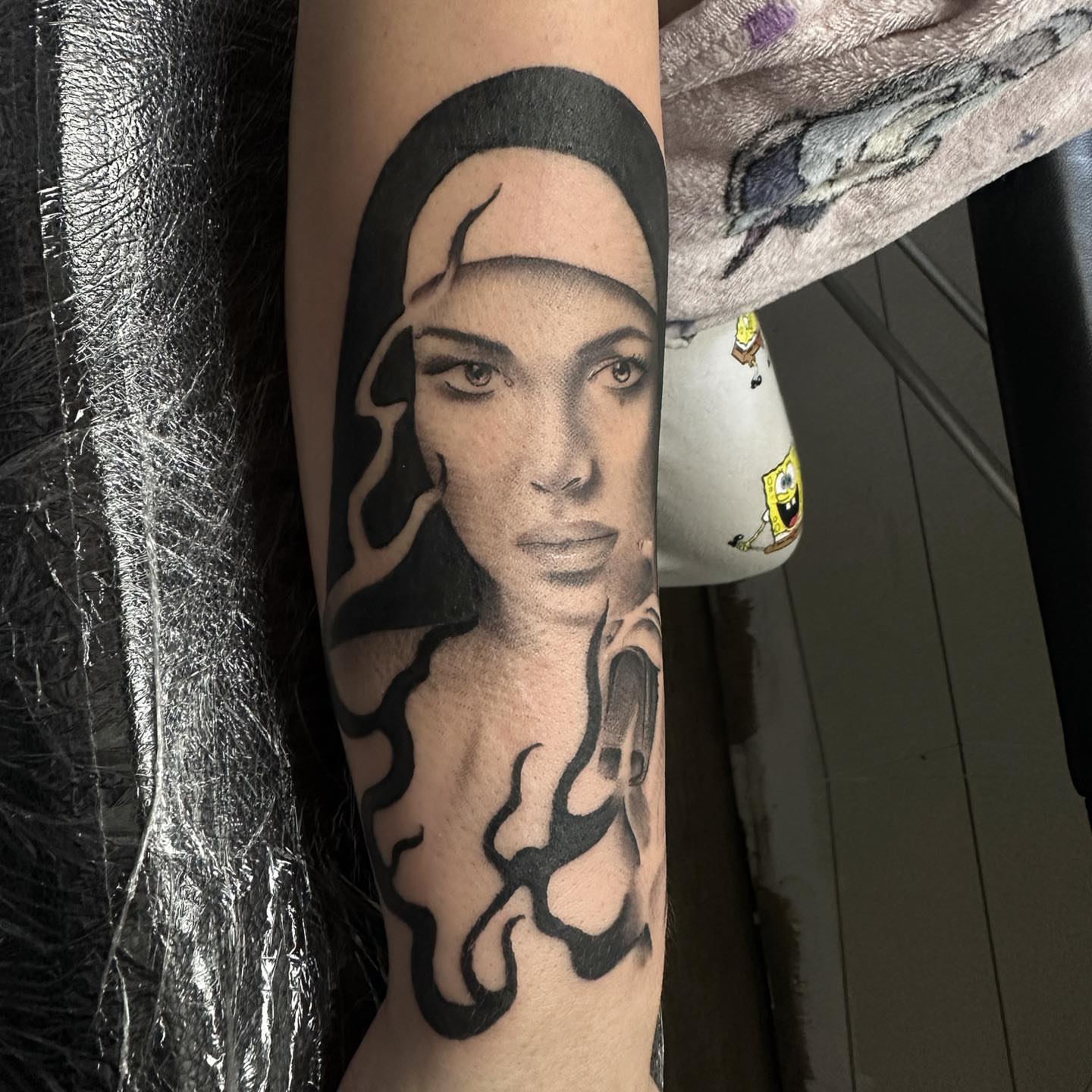Tattoo by @tattoosxjoseph โ realism, black_and_grey