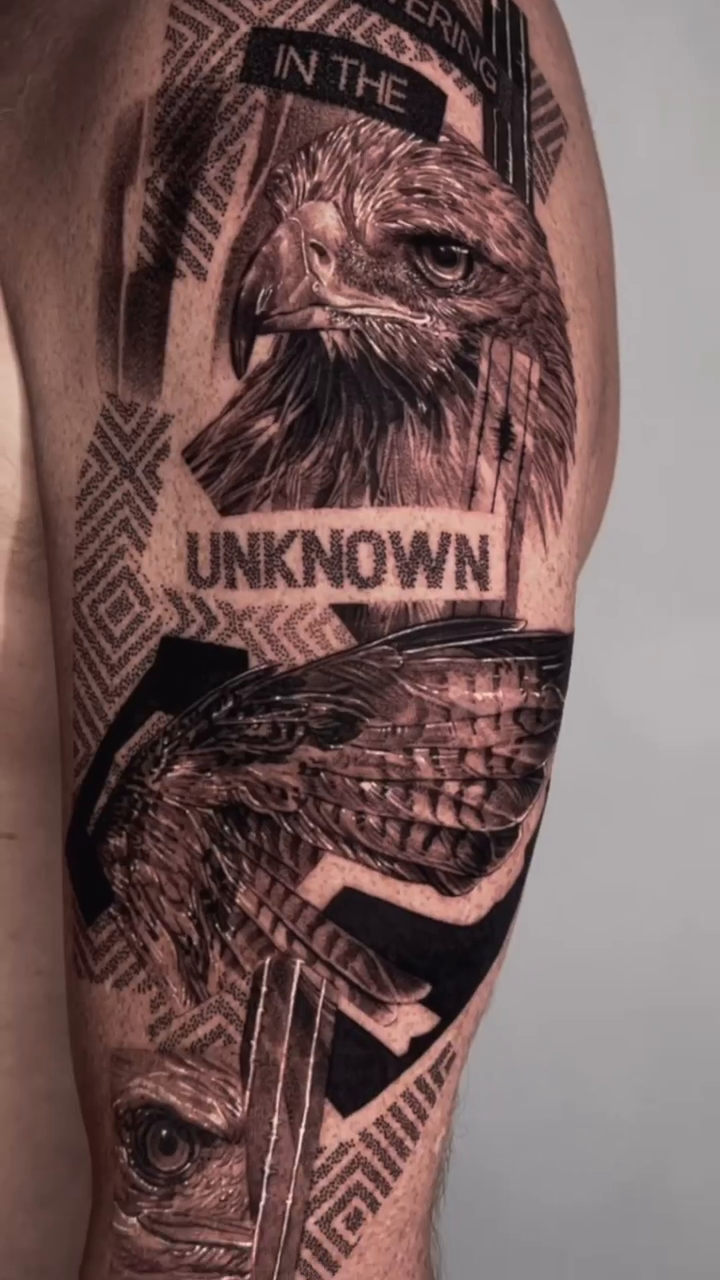 Tattoo by @comma_ttt — realism, black_and_grey