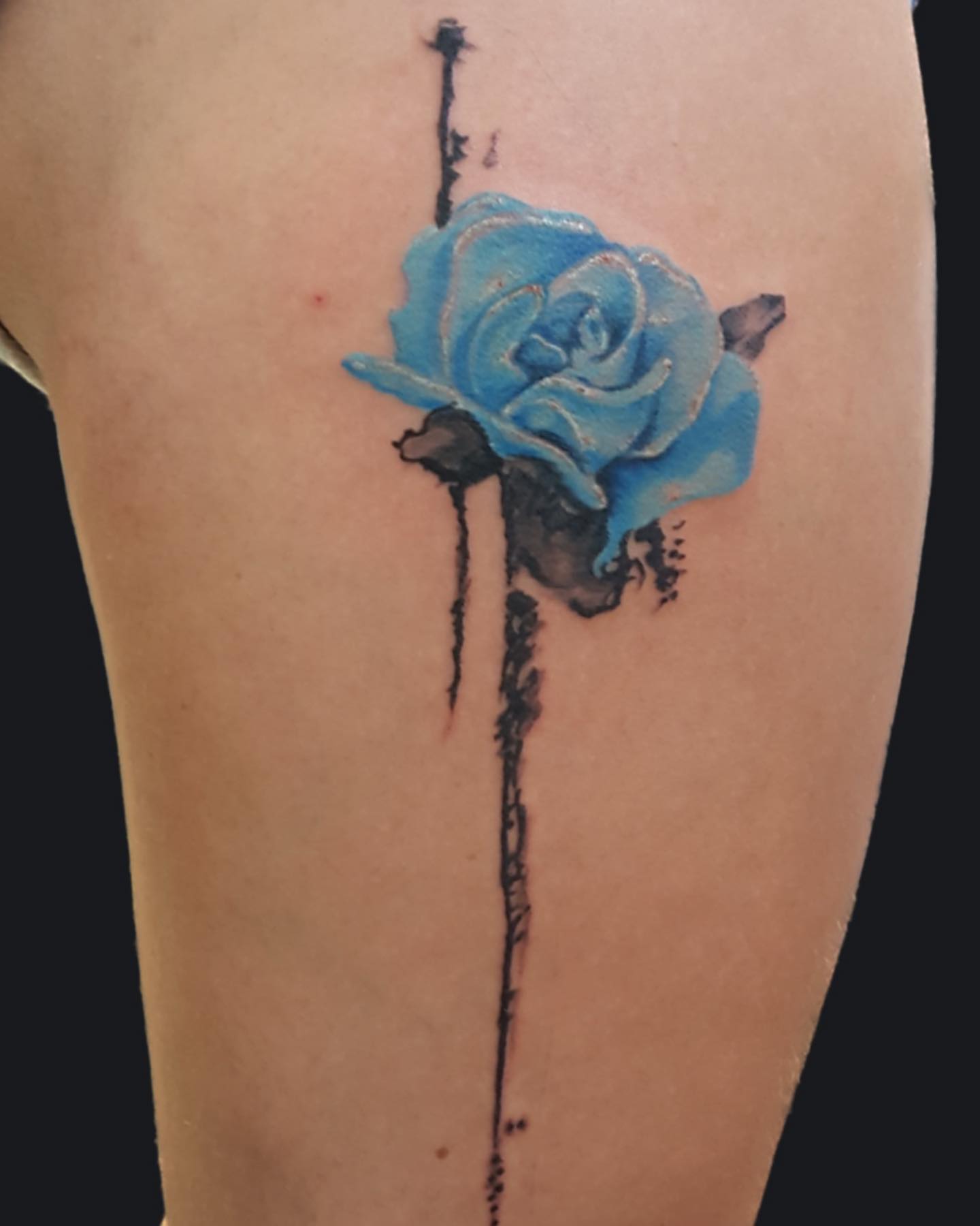 Tattoo by @alextattoos — watercolor
