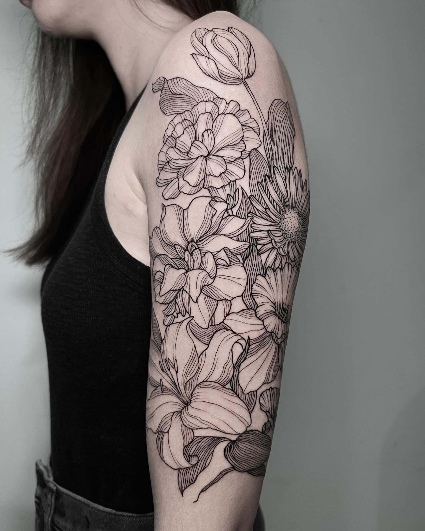 Tattoo by @shakuto_tattoos — black_and_grey