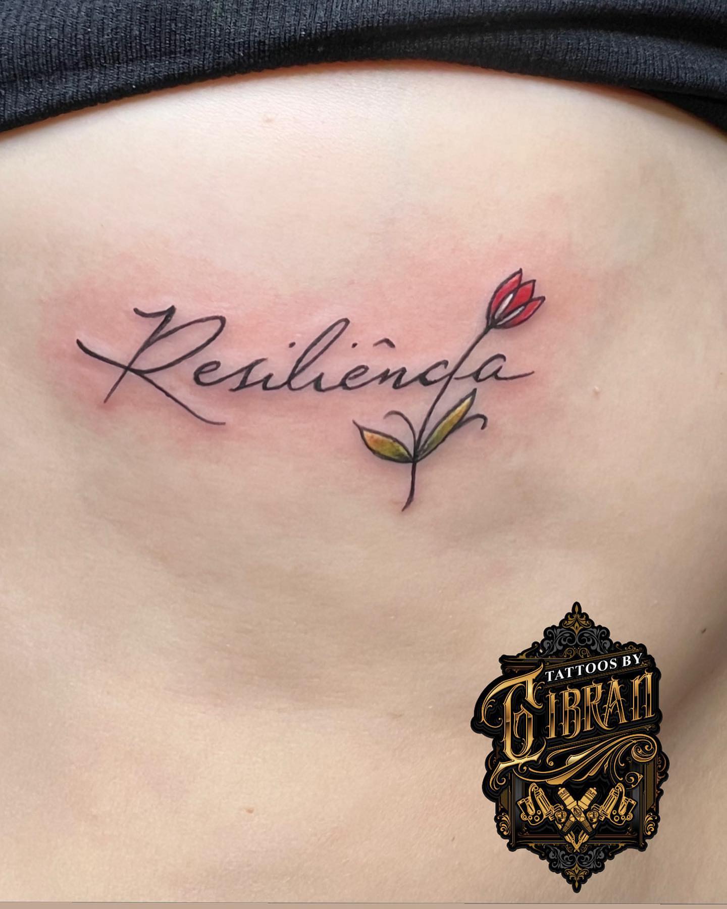 Tattoo by @tattoos_by_gibran โ lettering_script