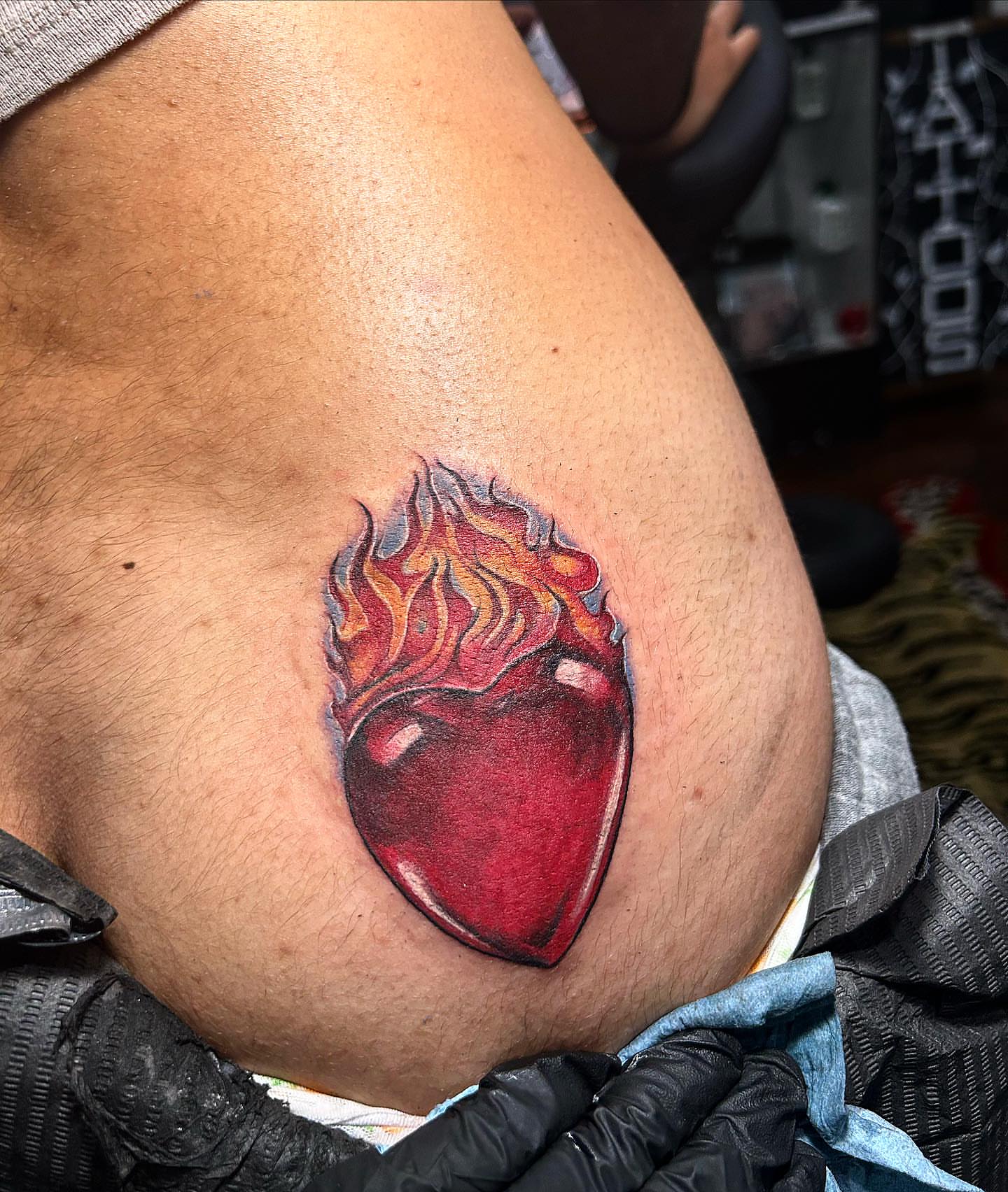 Heart realism tattoo by Visionary Tattoos
