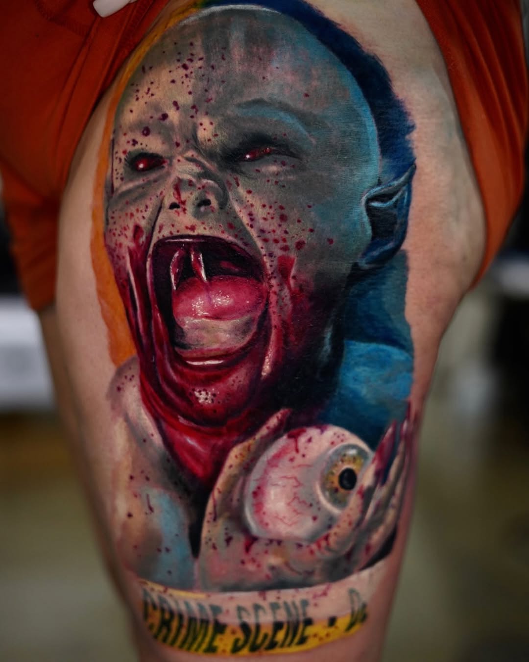 Tattoo by @slydavis_tattoos — realism, dark_realism