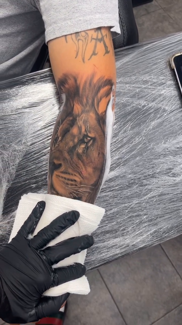 Tattoo by @bradbodenbendertattoos — realism, black_and_grey