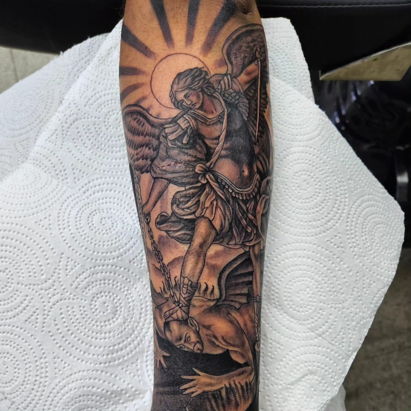 Tattoo by @alfredo_diazflores — black_and_grey, realism