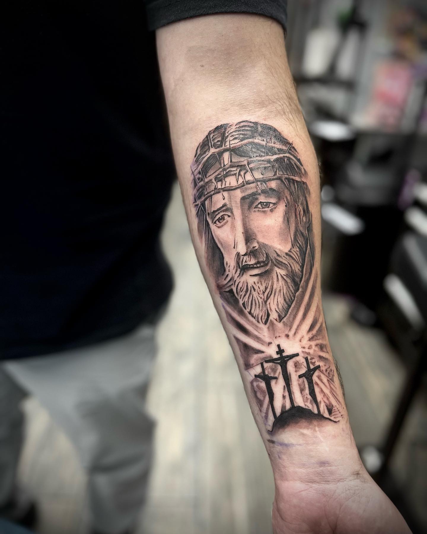 Tattoo by @kellykalani — black_and_grey