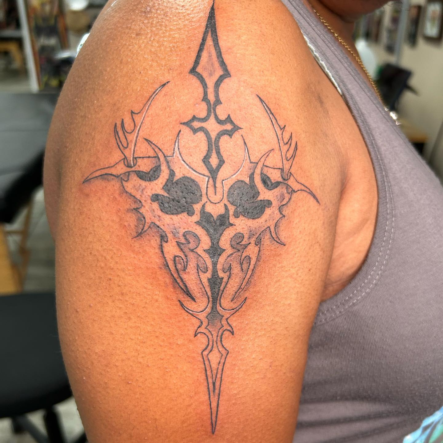 Tattoo by @d3athlore — tribal