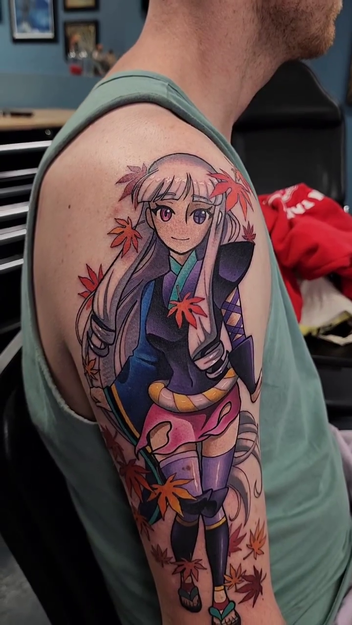 Tattoo by @joannanguyenart — anime