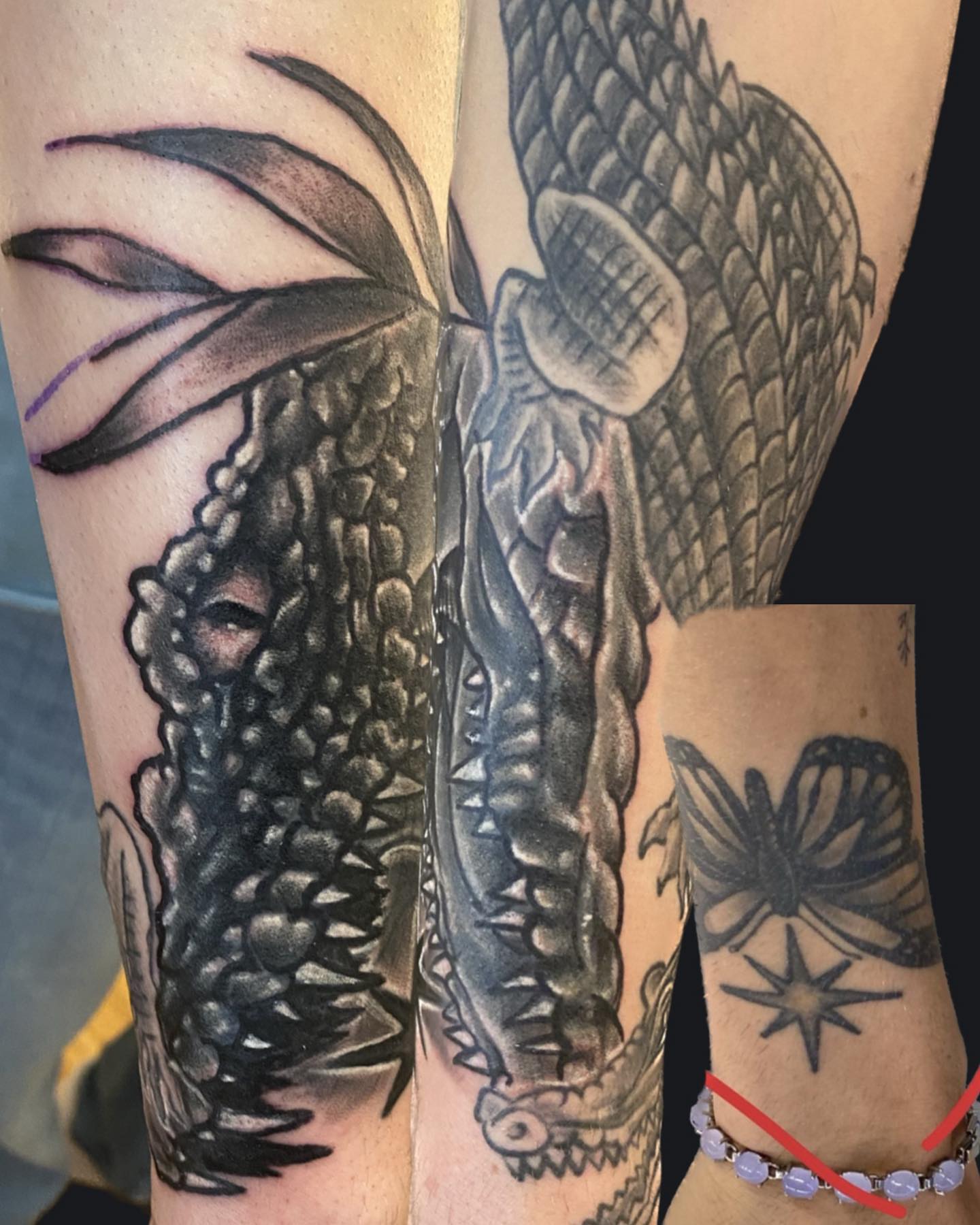 Tattoo by @alextattoos — black_and_grey