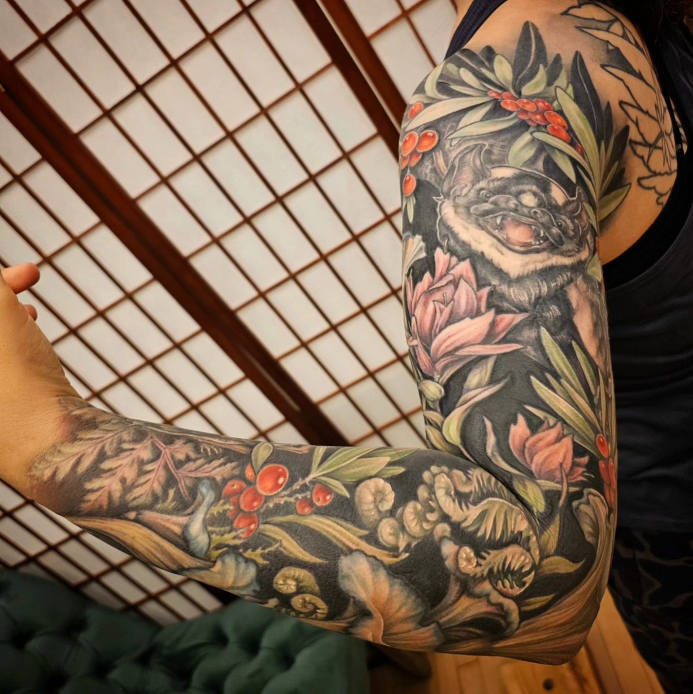 Tattoo by @erinrietzetattoo — japanese_irezumi, realism